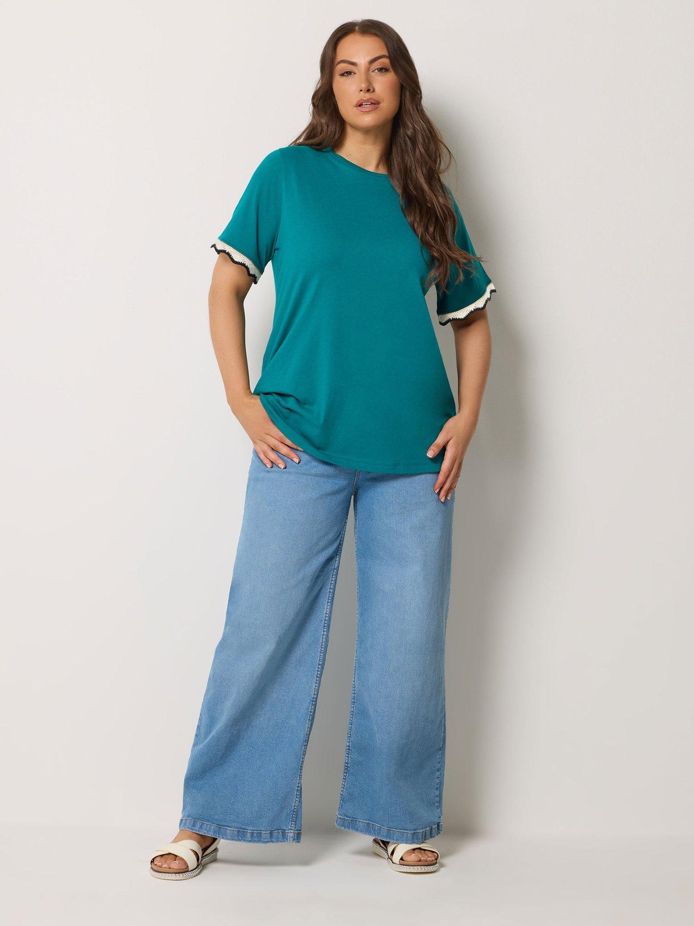  image of yours-curve-trim-t-shirt