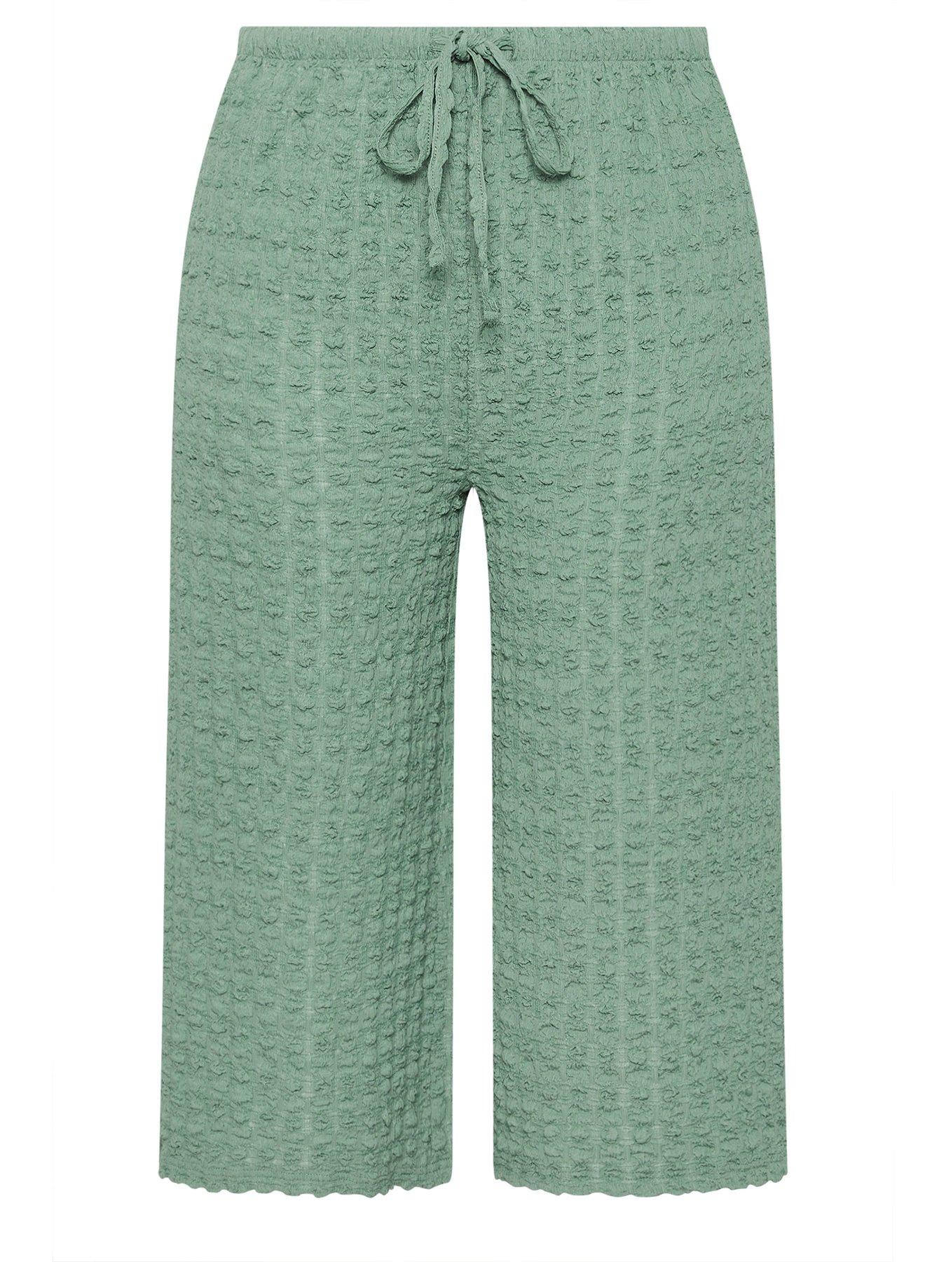 Image 5 of 5 of Yours Curve Bubble Textured Crops Co-ord
