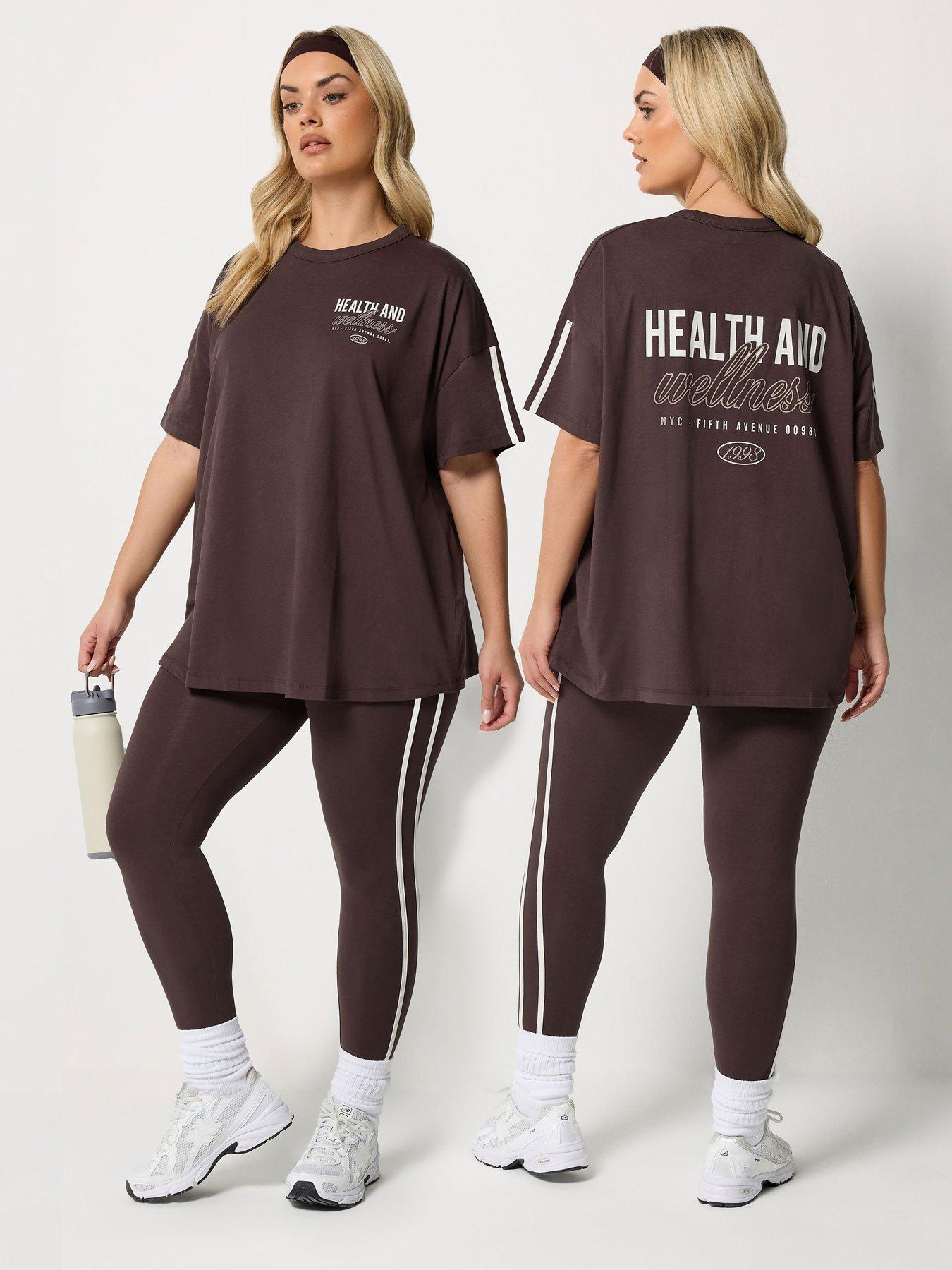 yours-curve-health-wellness-active-t-shirt-brown
