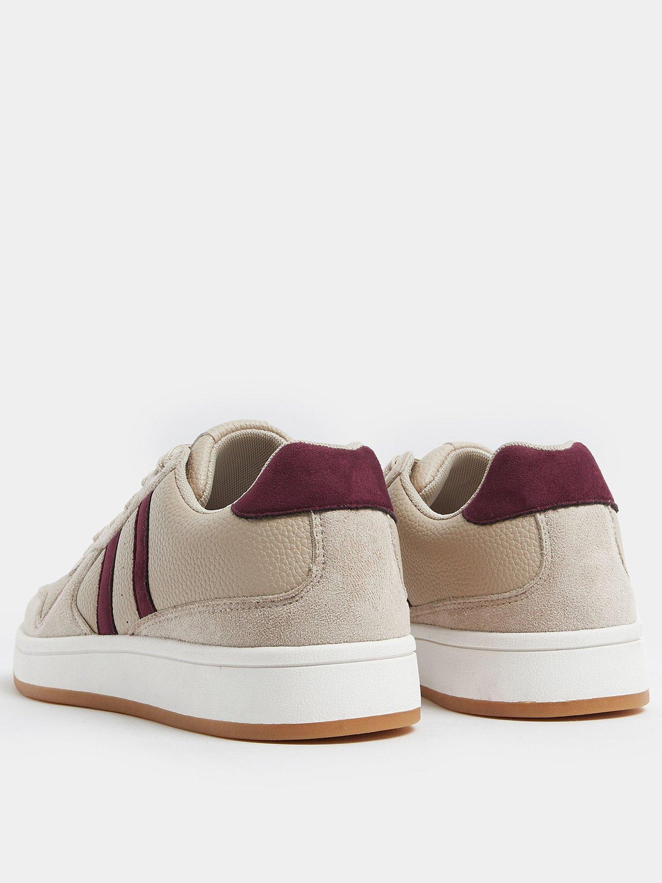 Image 3 of 4 of Yours Padded Lace Up E Trainer - Cream