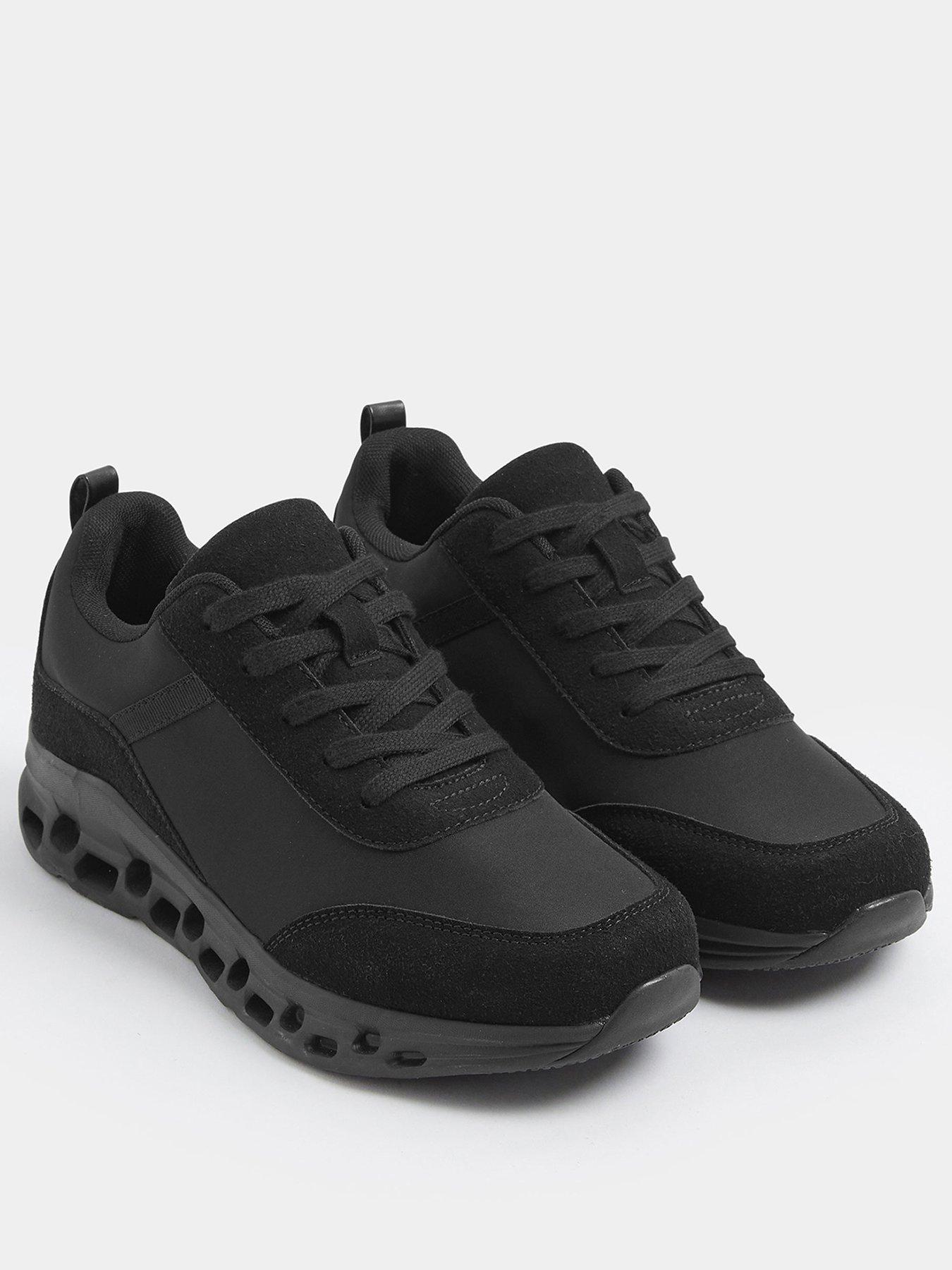 Image 2 of 4 of Yours EEE Fit Chunky Runner Shoes - Black
