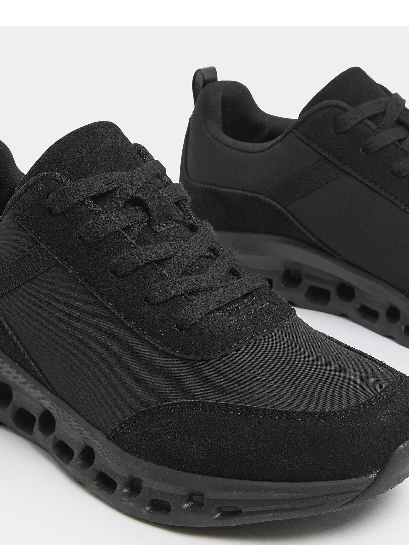 Image 4 of 4 of Yours EEE Fit Chunky Runner Shoes - Black