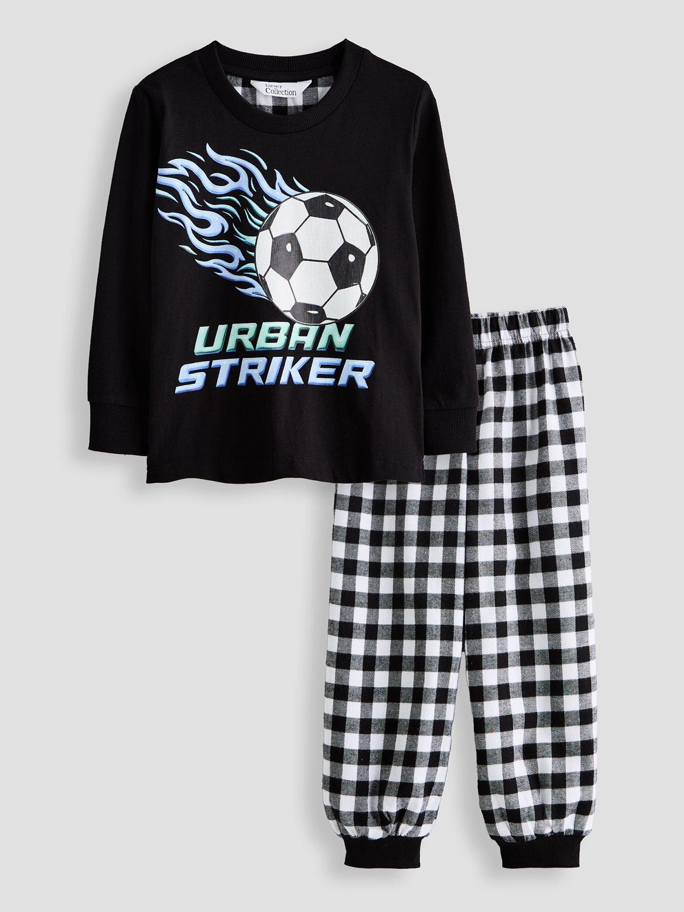 The Very Collection Older Boy Urban Striker Woven Check Basic Bottom - Multi