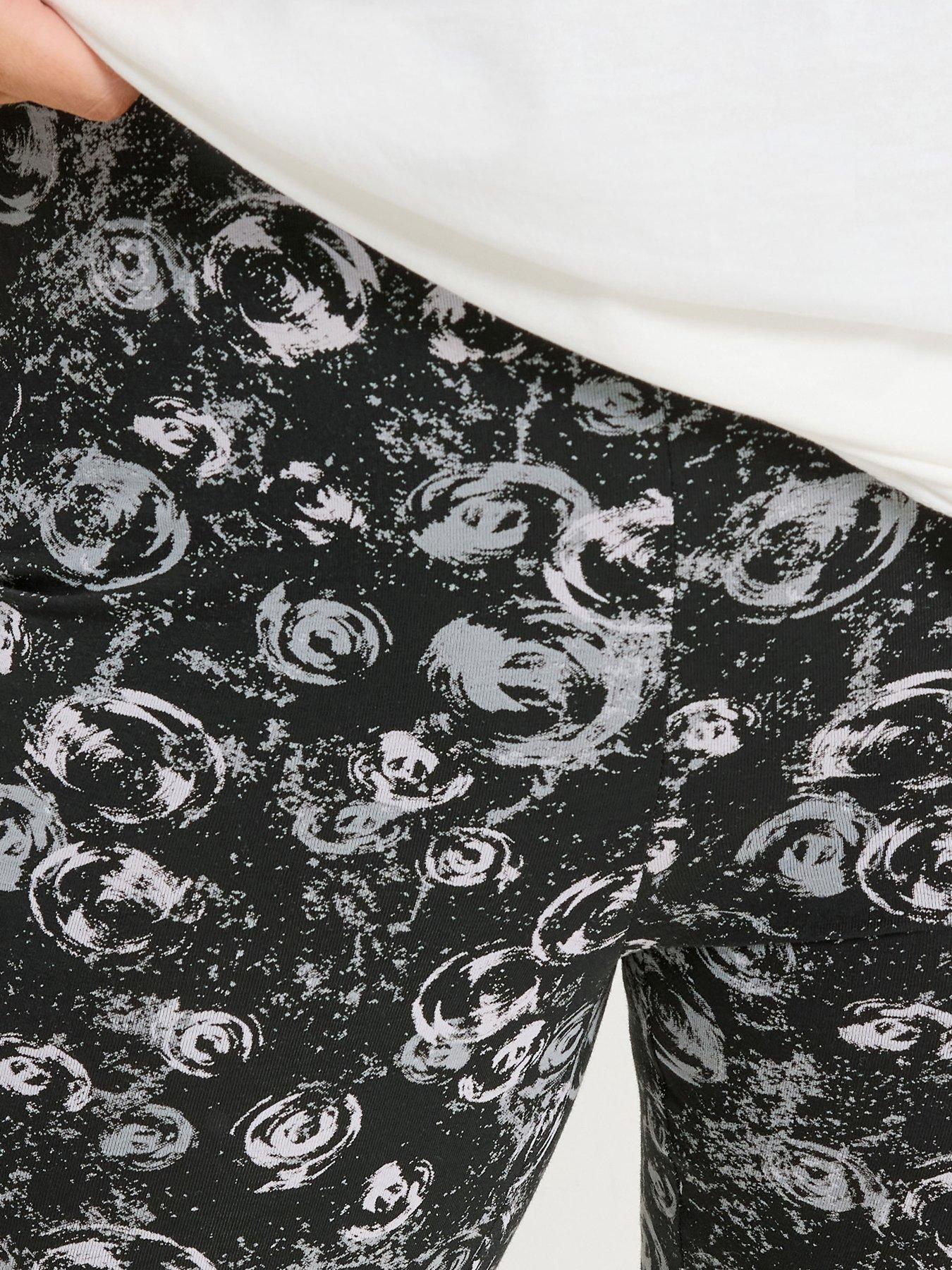  image of yours-curve-2-pack-cropped-legging-grey