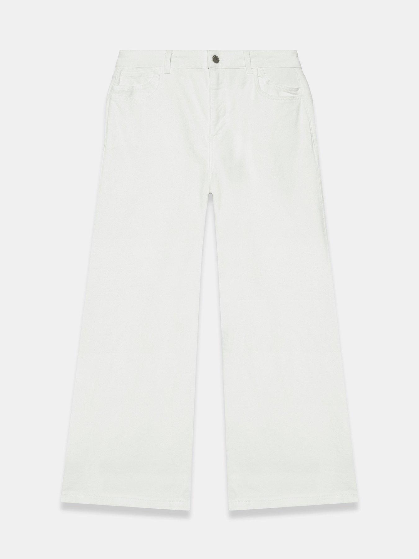 Image 5 of 6 of Mint Velvet Ivory Ankle Wide Jean