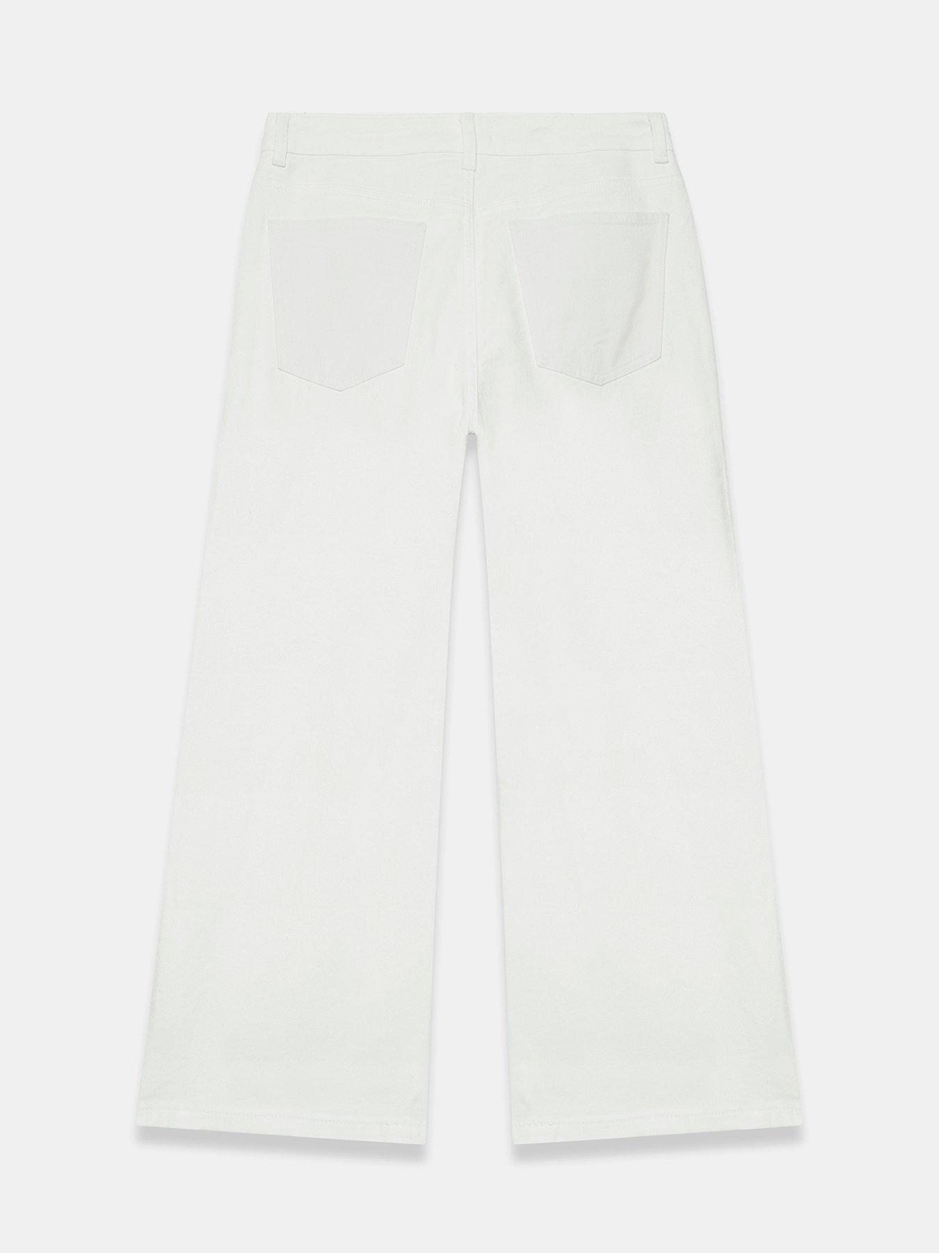 Image 6 of 6 of Mint Velvet Ivory Ankle Wide Jean