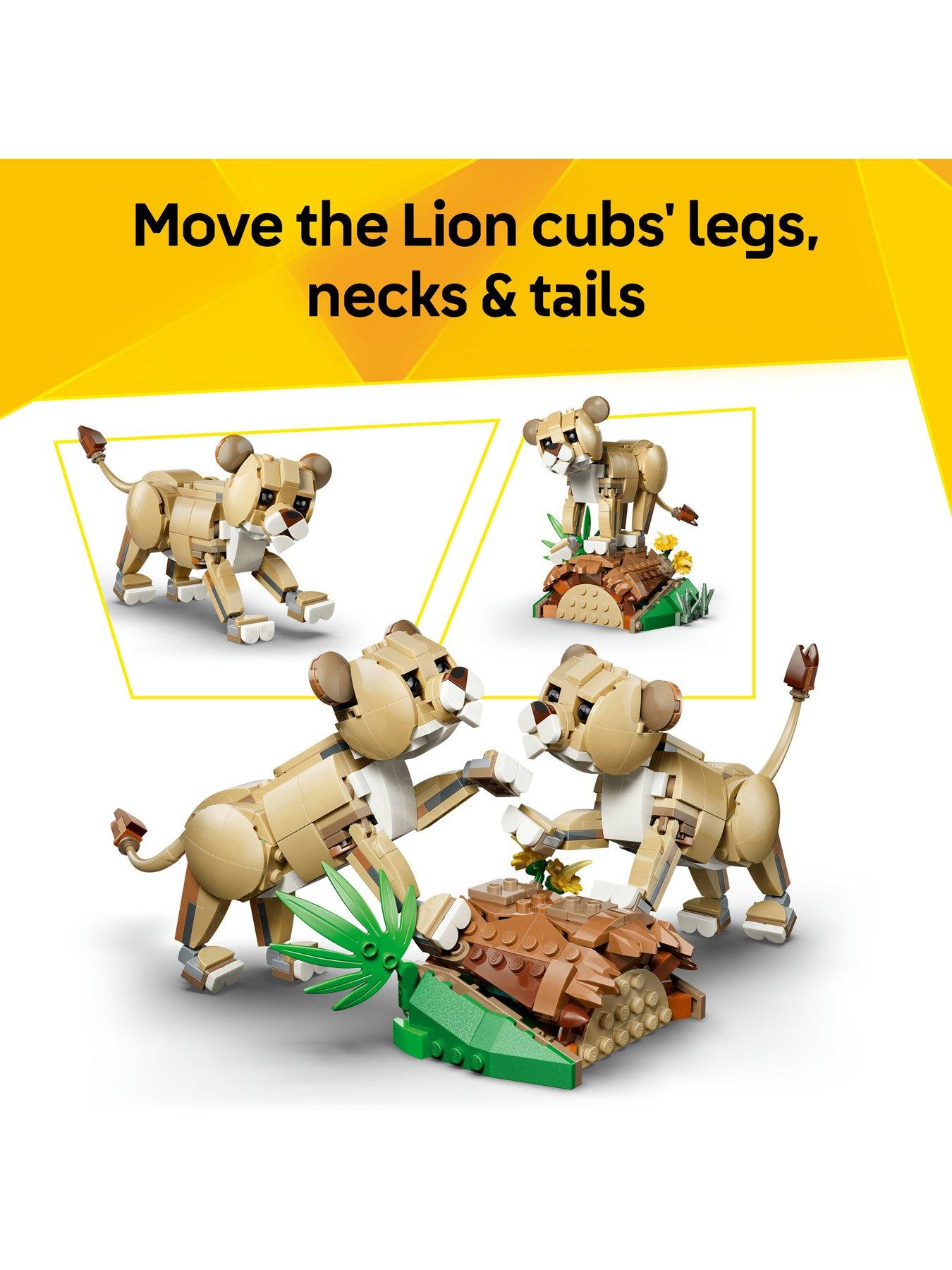 LEGO Creator 3 in 1 Wild Animals: Majestic Lion 31386 | Littlewoods