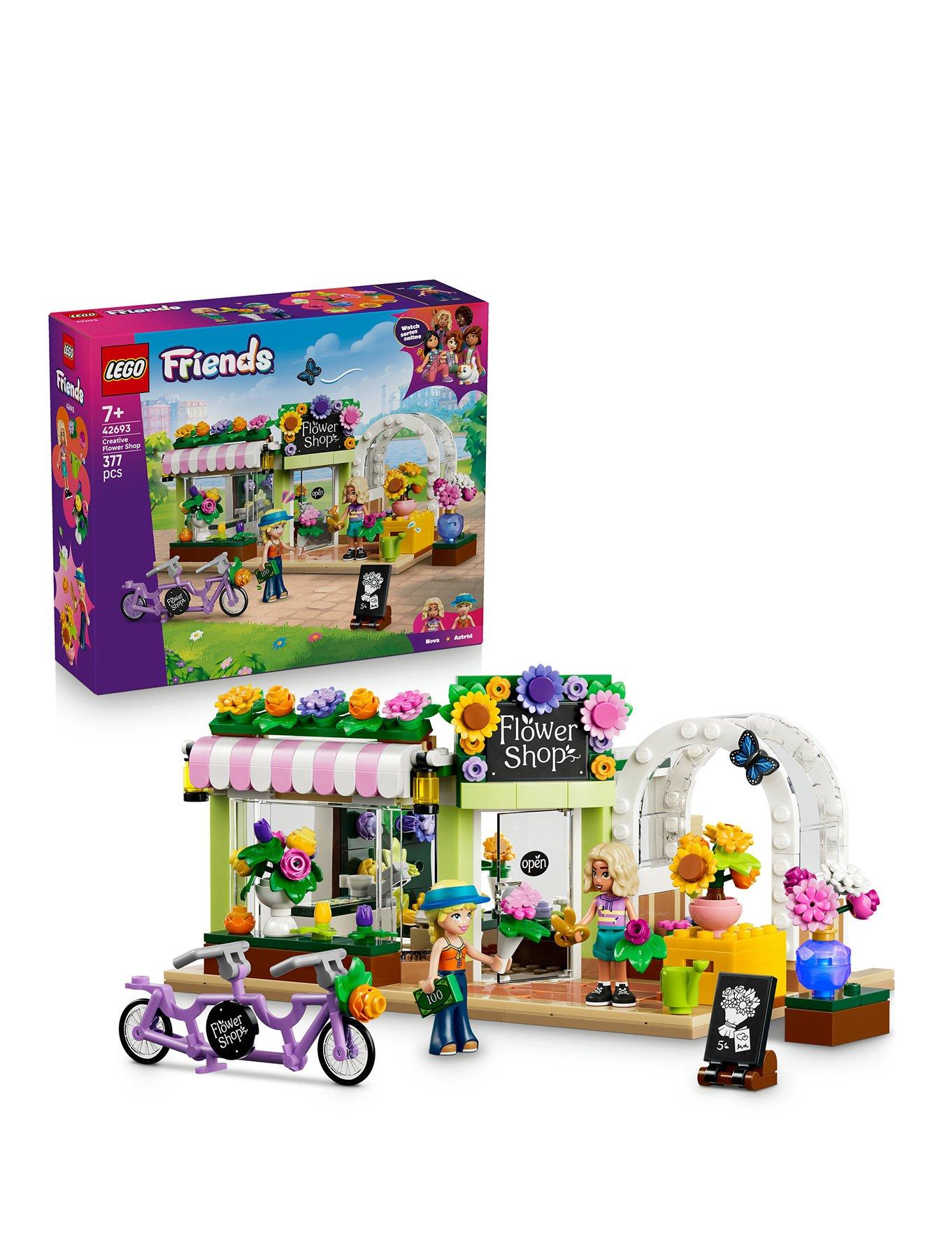 Image 1 of 8 of LEGO Friends Creative Flower Shop Building Toy 42693