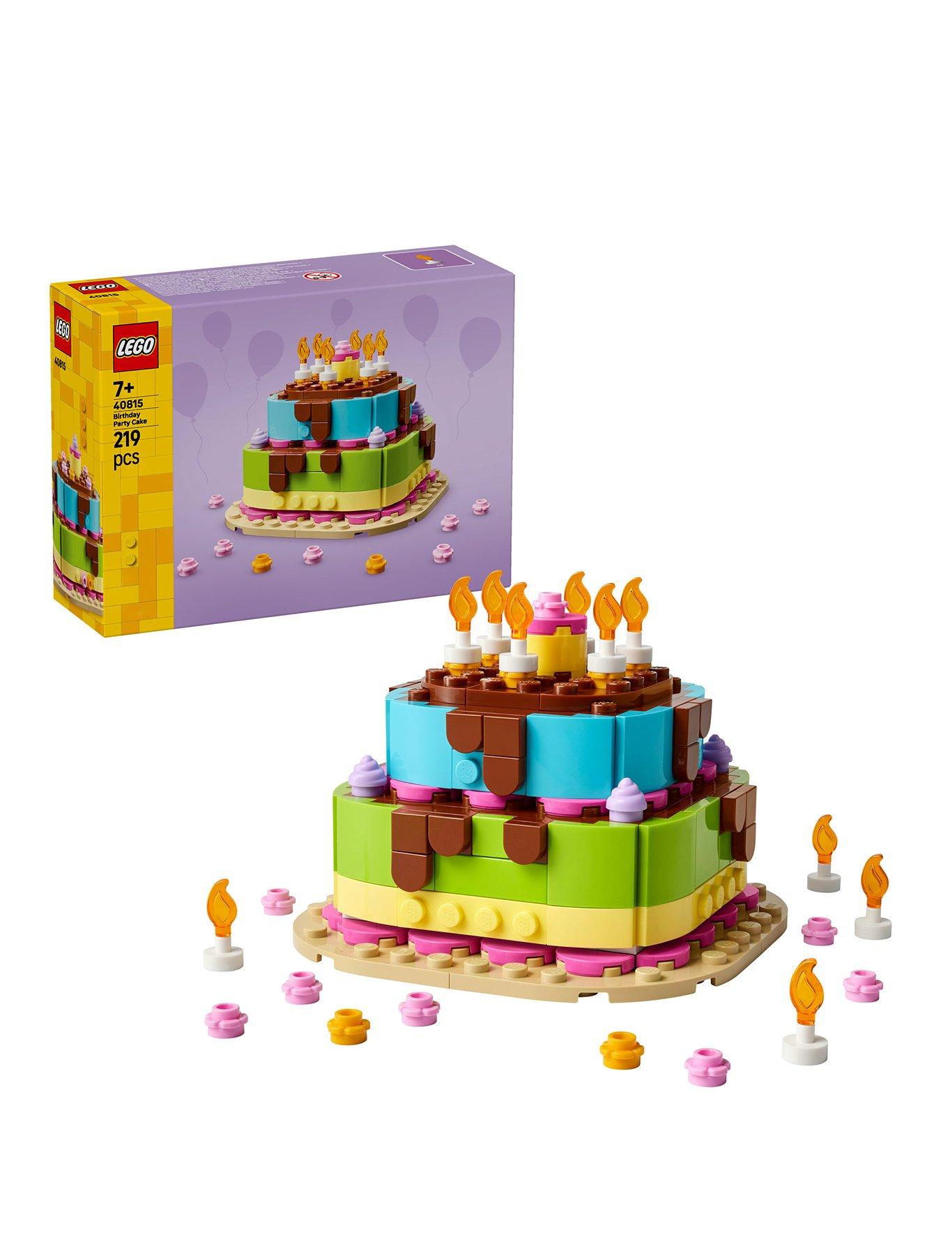 LEGO Birthday Party Cake with Decorations 40815