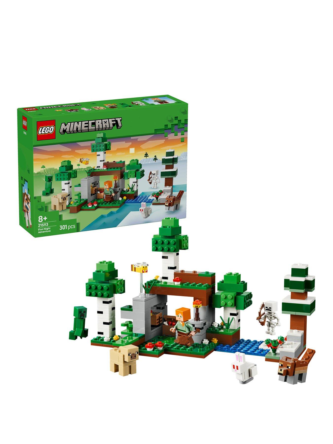 Image 1 of 8 of LEGO Minecraft First Night Adventure Toy 21593
