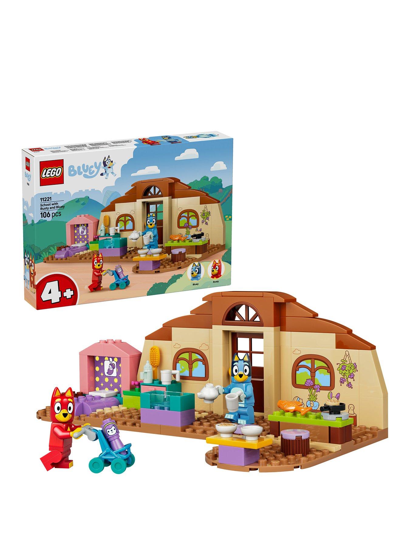 Image 1 of 6 of LEGO Bluey School with Rusty and Bluey Toy 11221