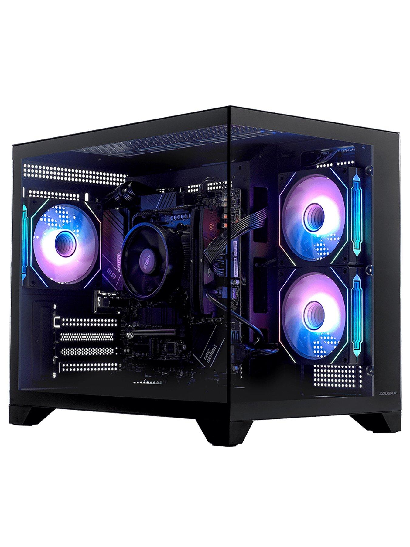  image of stormforce-carbon-amd-ryzen-5-16gb-ram-1tb-ssd-gaming-desktop-bundle
