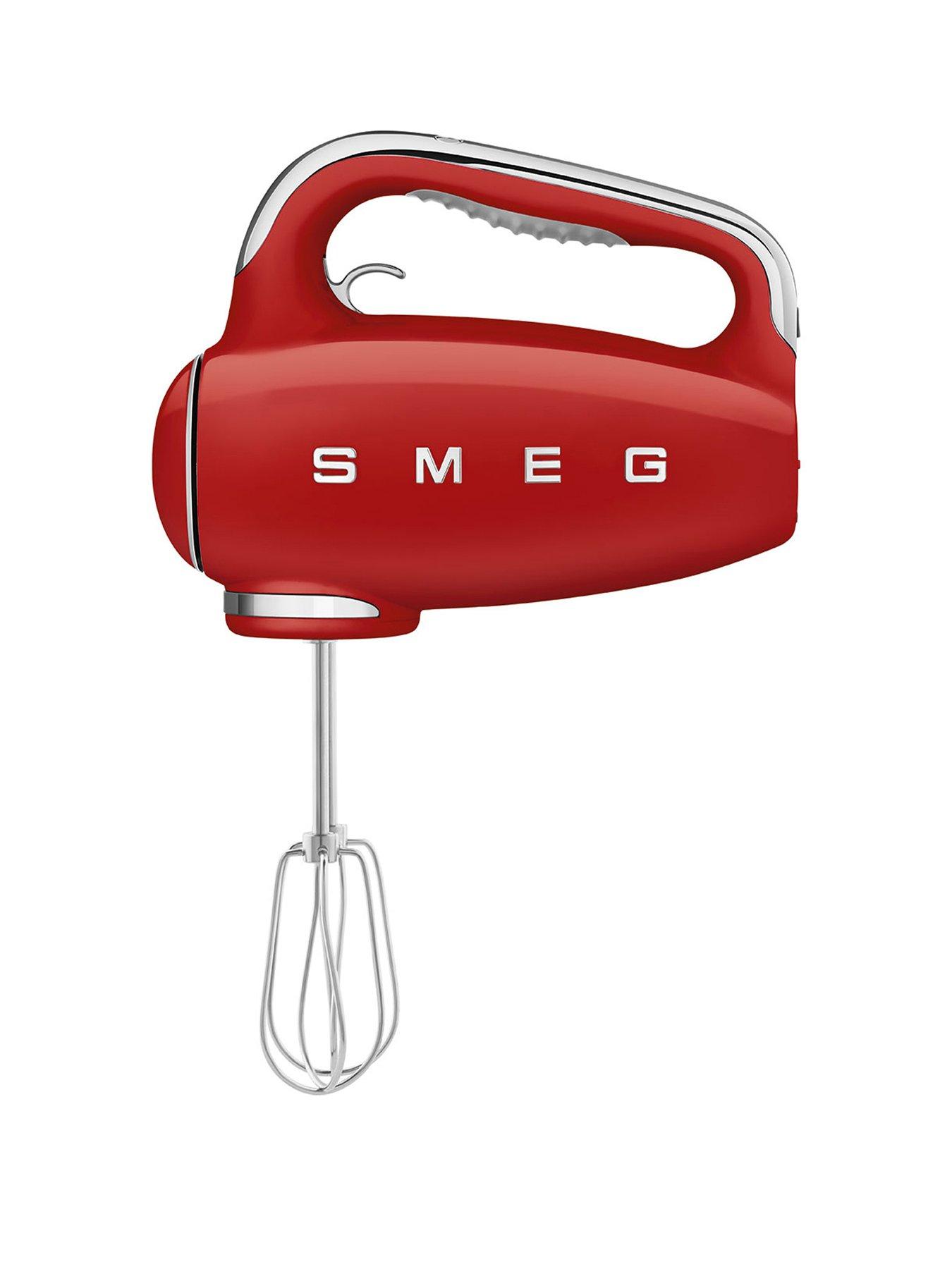 Smeg Retro Style Mixer, Turbo Function, 3 accessories, 250W, Red
