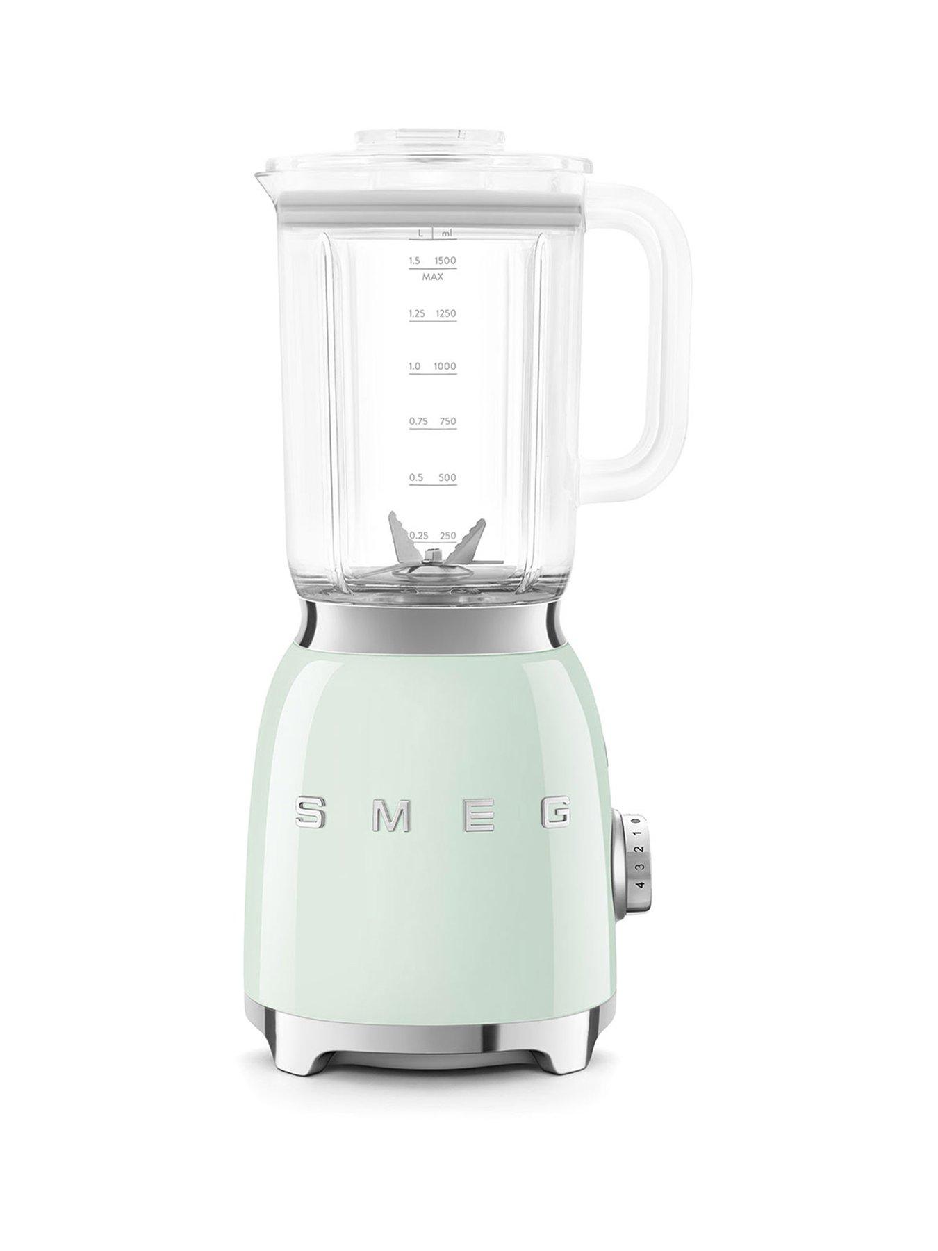 Smeg Retro 50's Style Jug Blender, 4 Speed Settings, 1.5L, Pastel Green