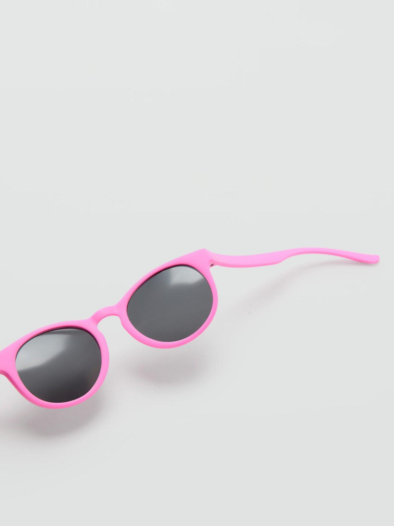 Image 4 of 5 of Mango Girls Sunglasses With Strap - Pink
