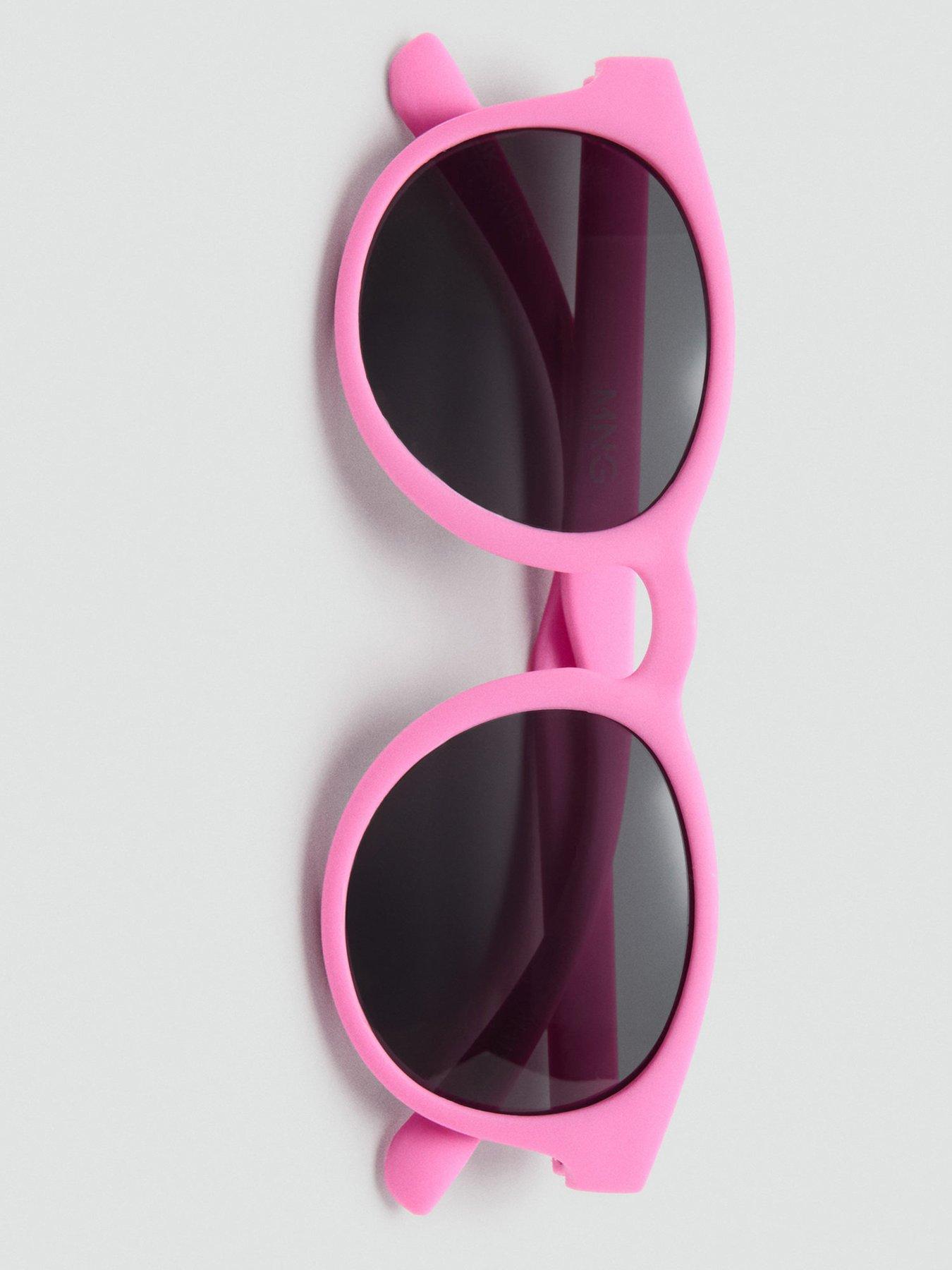 Image 5 of 5 of Mango Girls Sunglasses With Strap - Pink