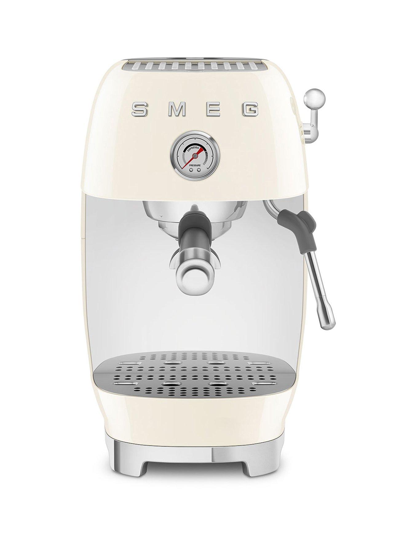 Image 1 of 6 of Smeg Espresso Coffee Machine with Cold Brew Function, Cream