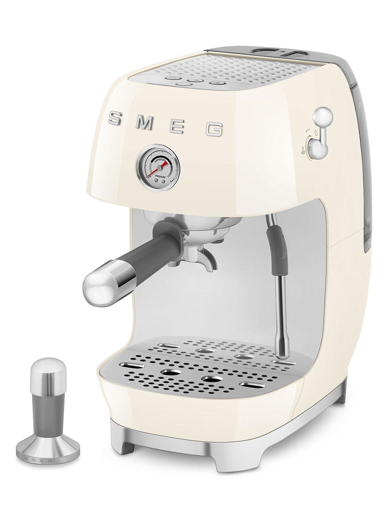 Image 3 of 6 of Smeg Espresso Coffee Machine with Cold Brew Function, Cream