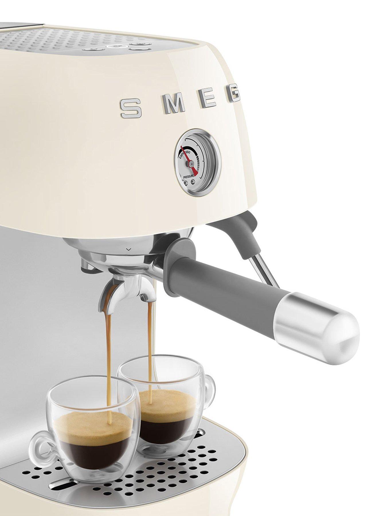 Image 4 of 6 of Smeg Espresso Coffee Machine with Cold Brew Function, Cream