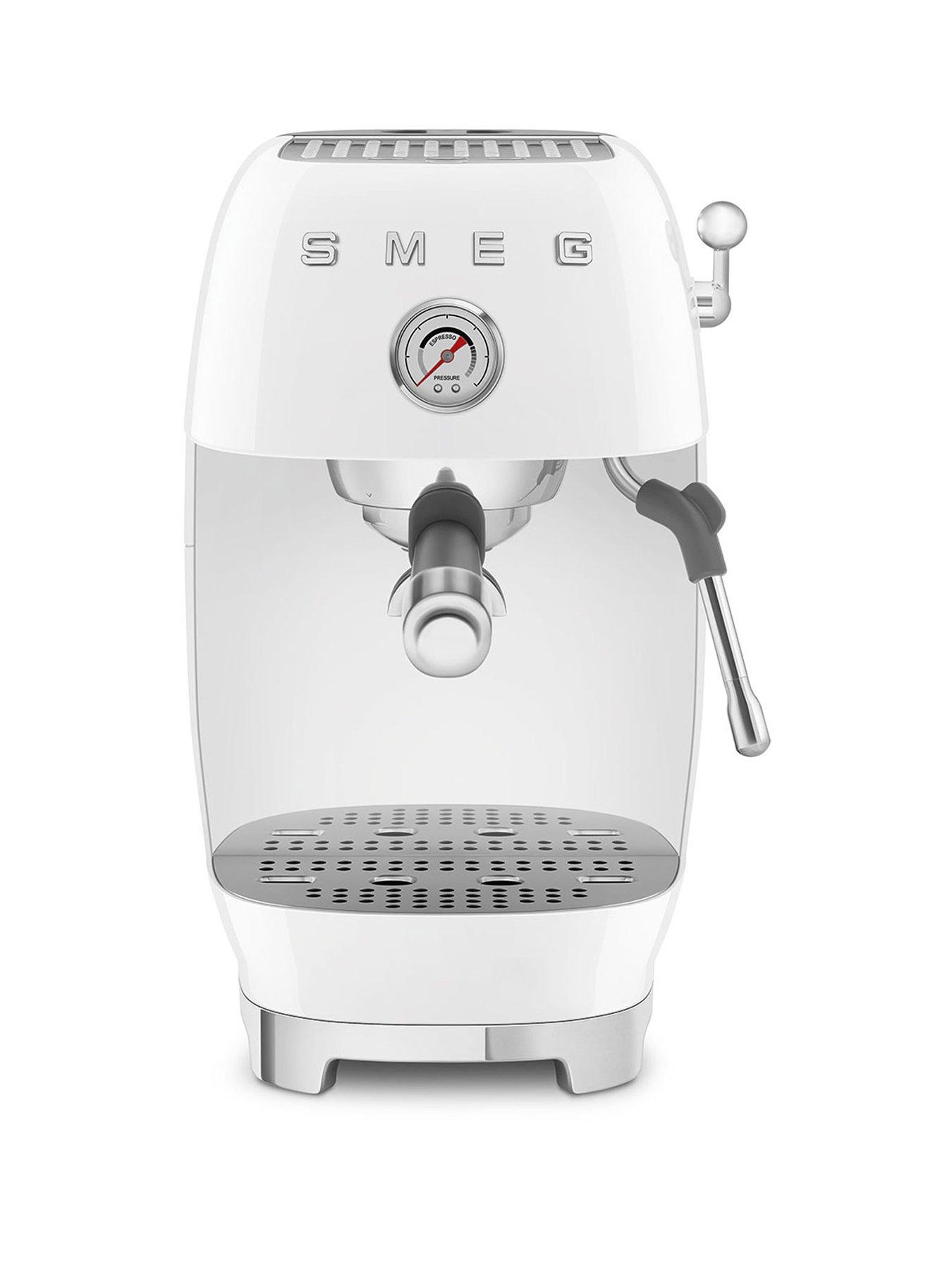 Image 1 of 6 of Smeg Espresso Coffee Machine with Cold Brew Function, White