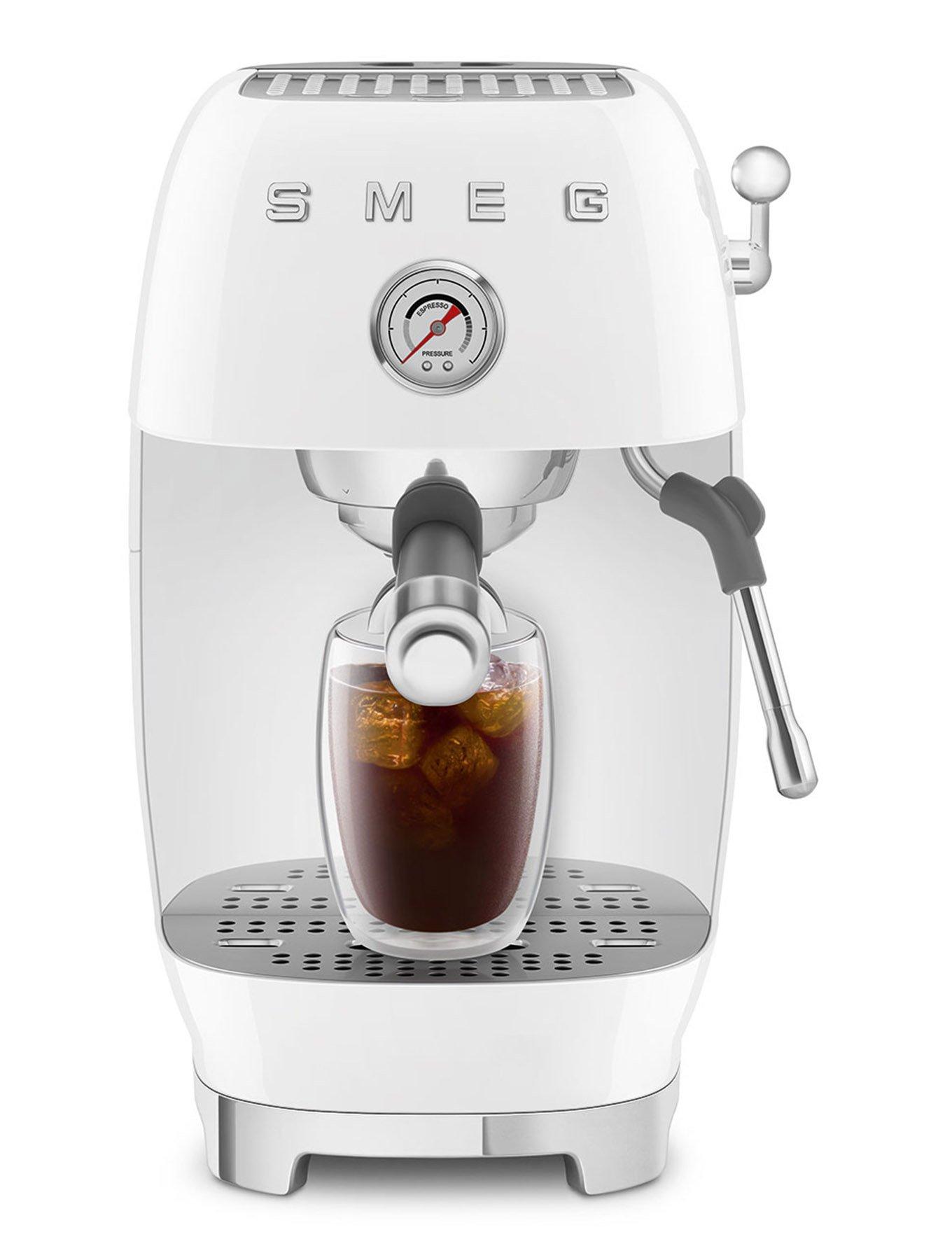 Image 2 of 6 of Smeg Espresso Coffee Machine with Cold Brew Function, White