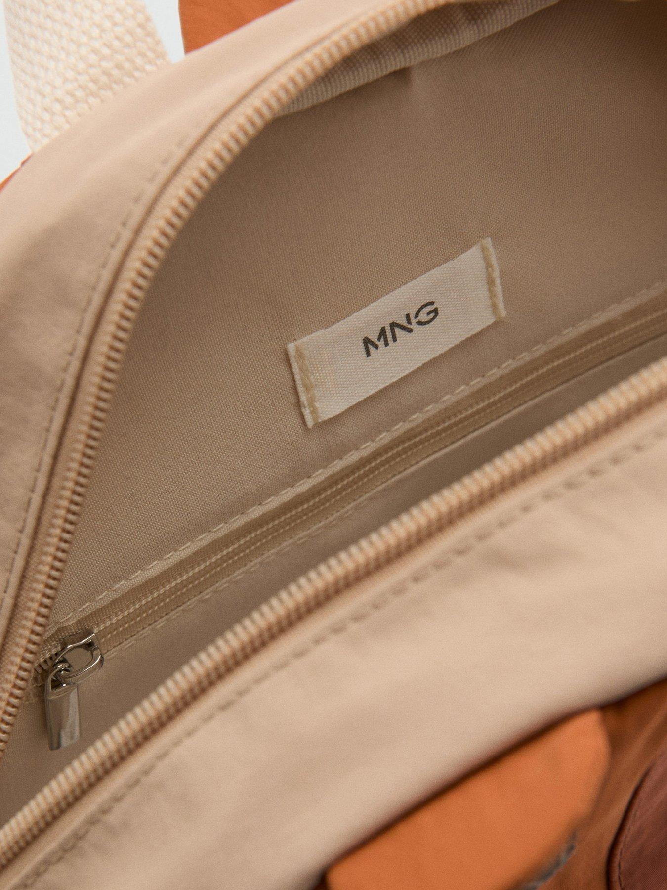  image of mango-younger-boys-tiger-backpack-beige