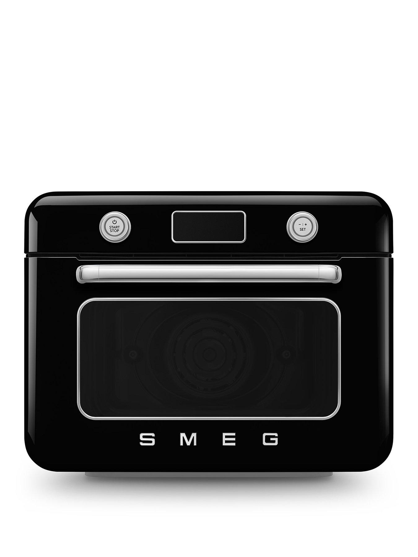 Smeg 9-in-1 Multifunction Countertop Oven with Steam & Air Fry,  Black