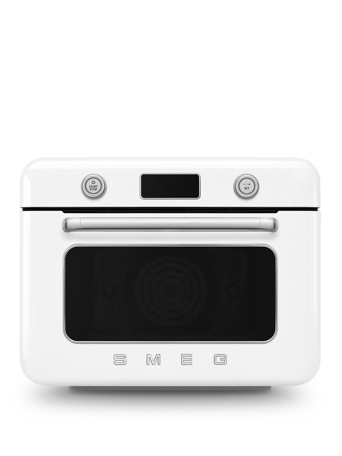 Smeg 10-in-1 Multifunction Countertop Oven with Steam & Air Fry,  White