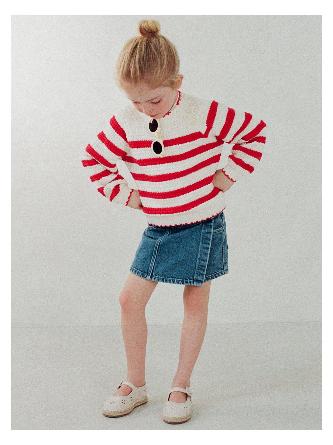 Image 5 of 5 of Mango Younger Girls Embroidered Espadrilles - Beige