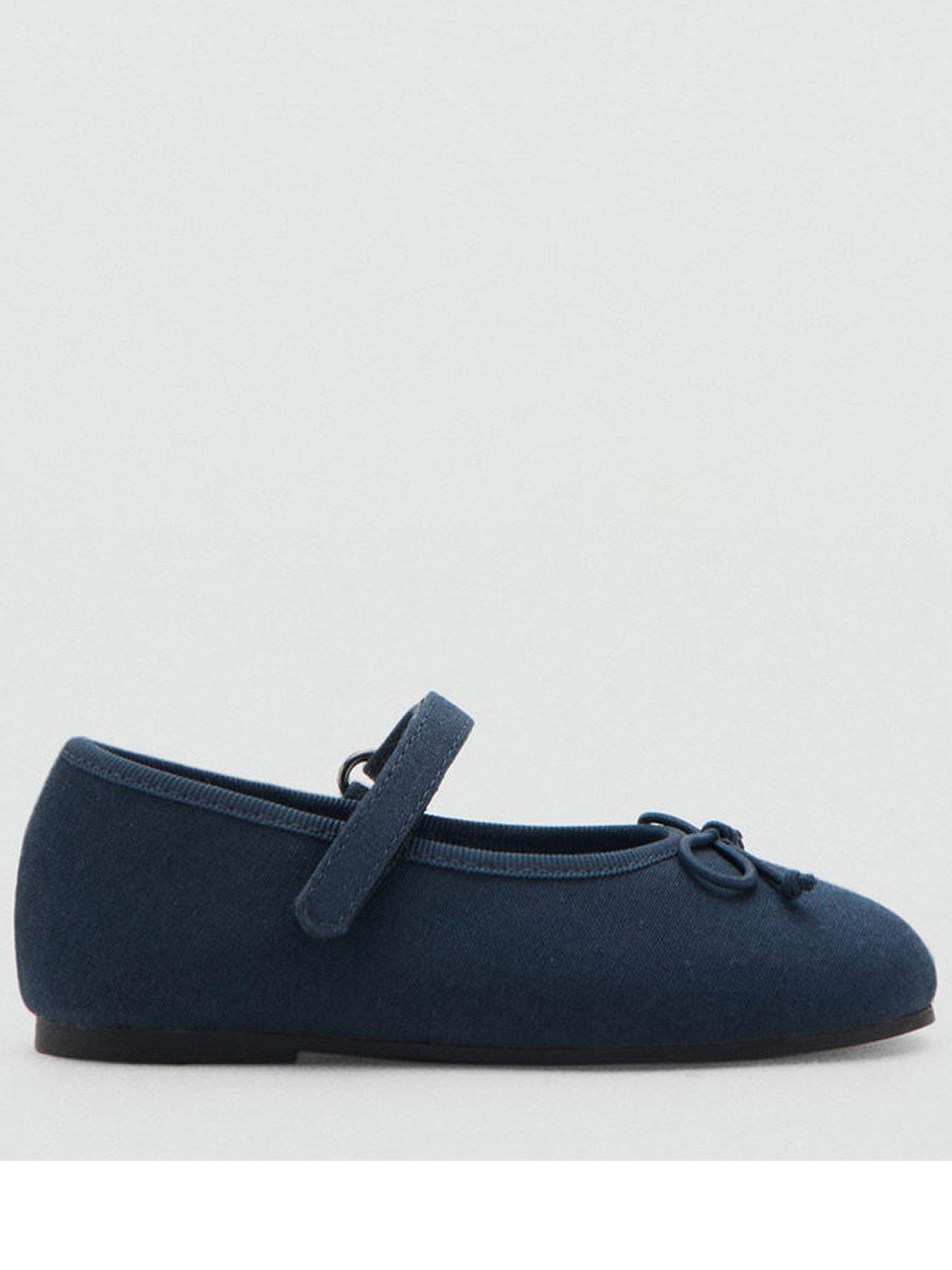 Mango Younger Girls Ballerina Shoes - Blue