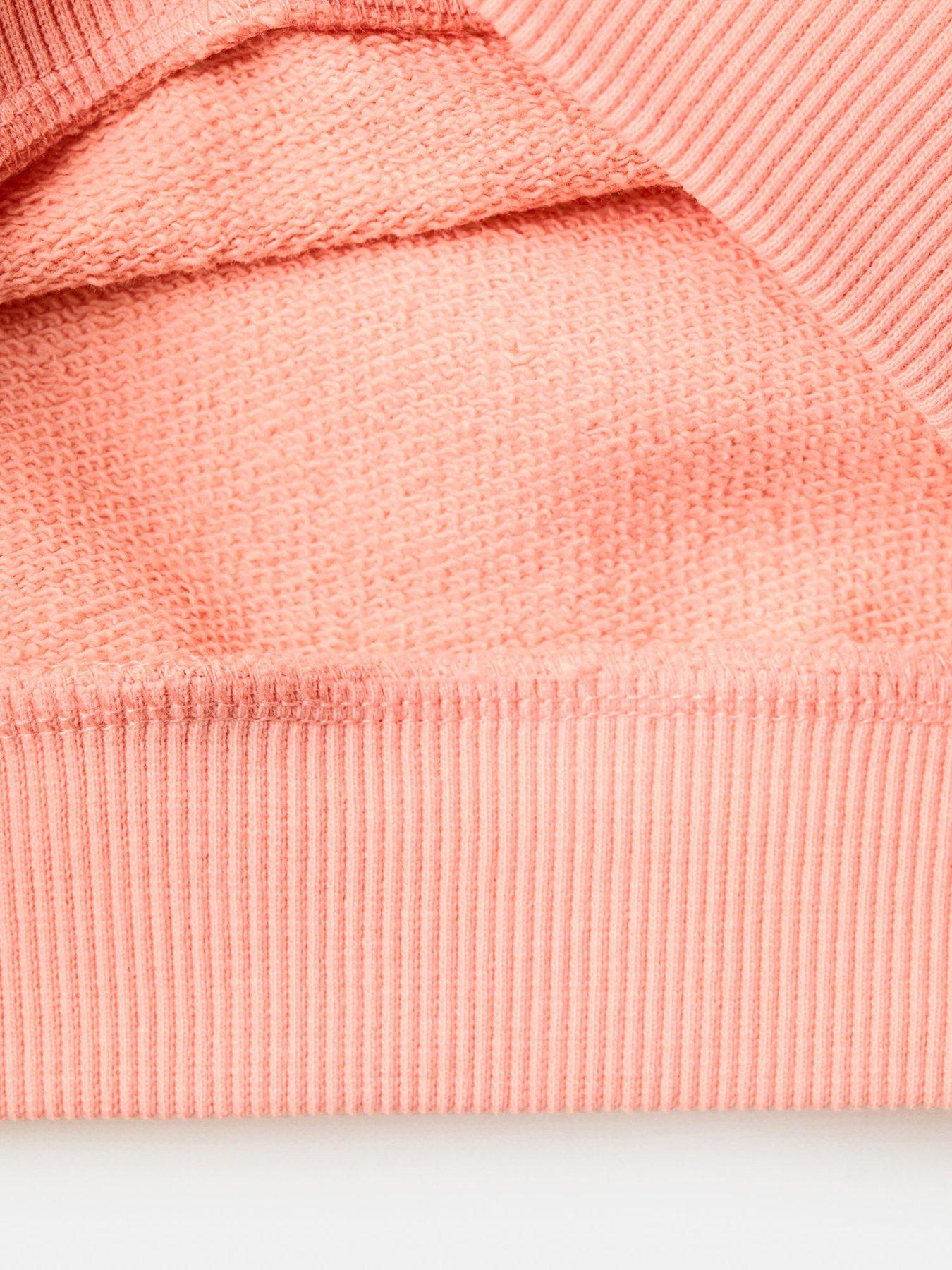  image of mango-younger-boys-mickey-mouse-back-print-sweatshirt-orange