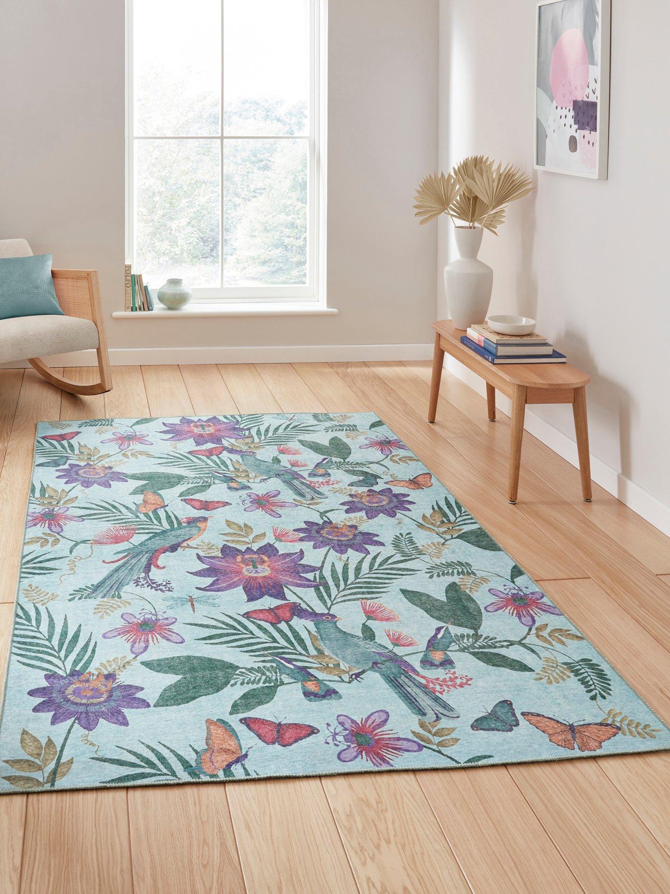 Catherine Lansfield Cl - Amaya Tropical Birds Purple - 152 X 230