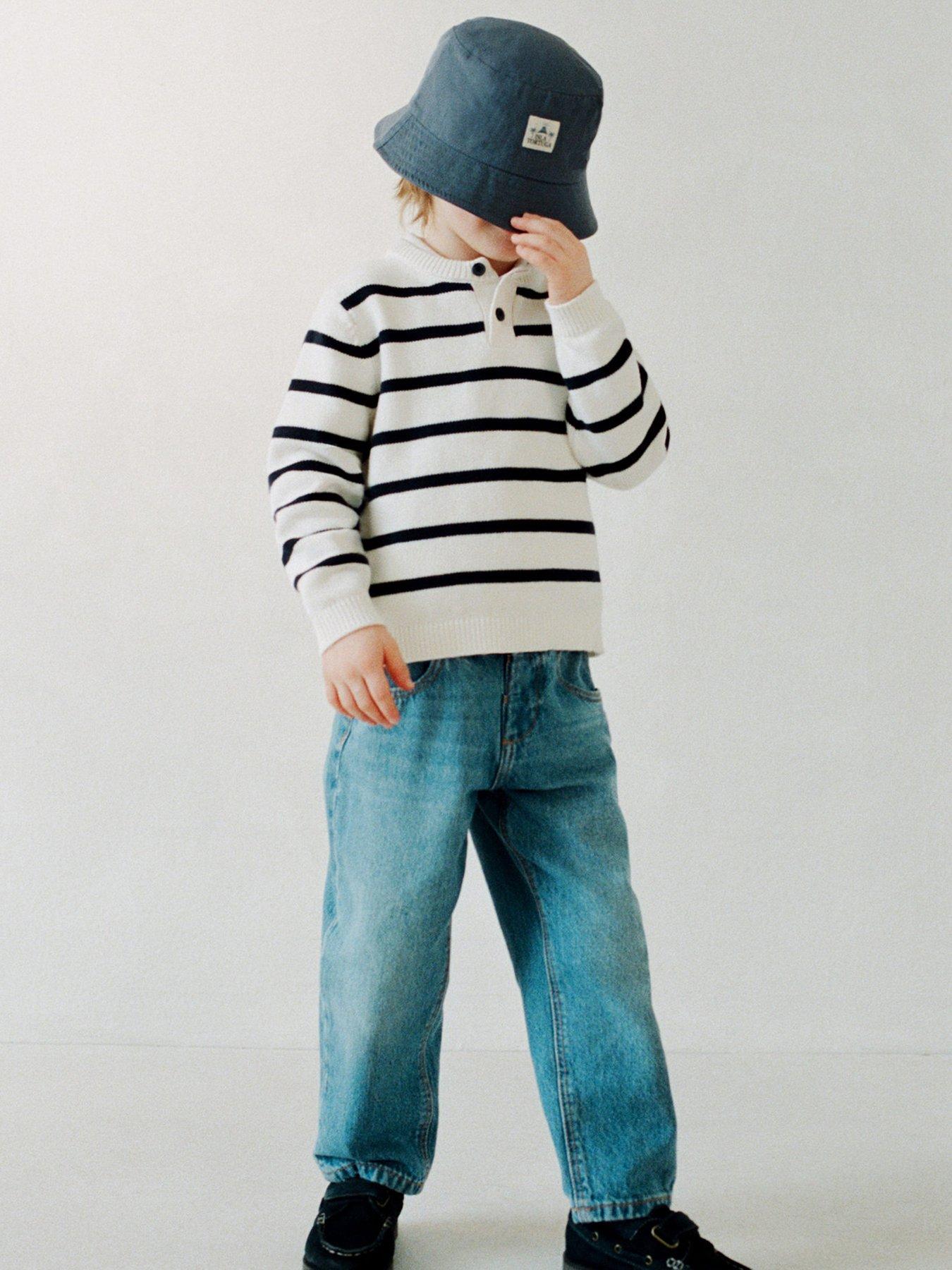 stillFront image of mango-younger-boys-bucket-hat-blue