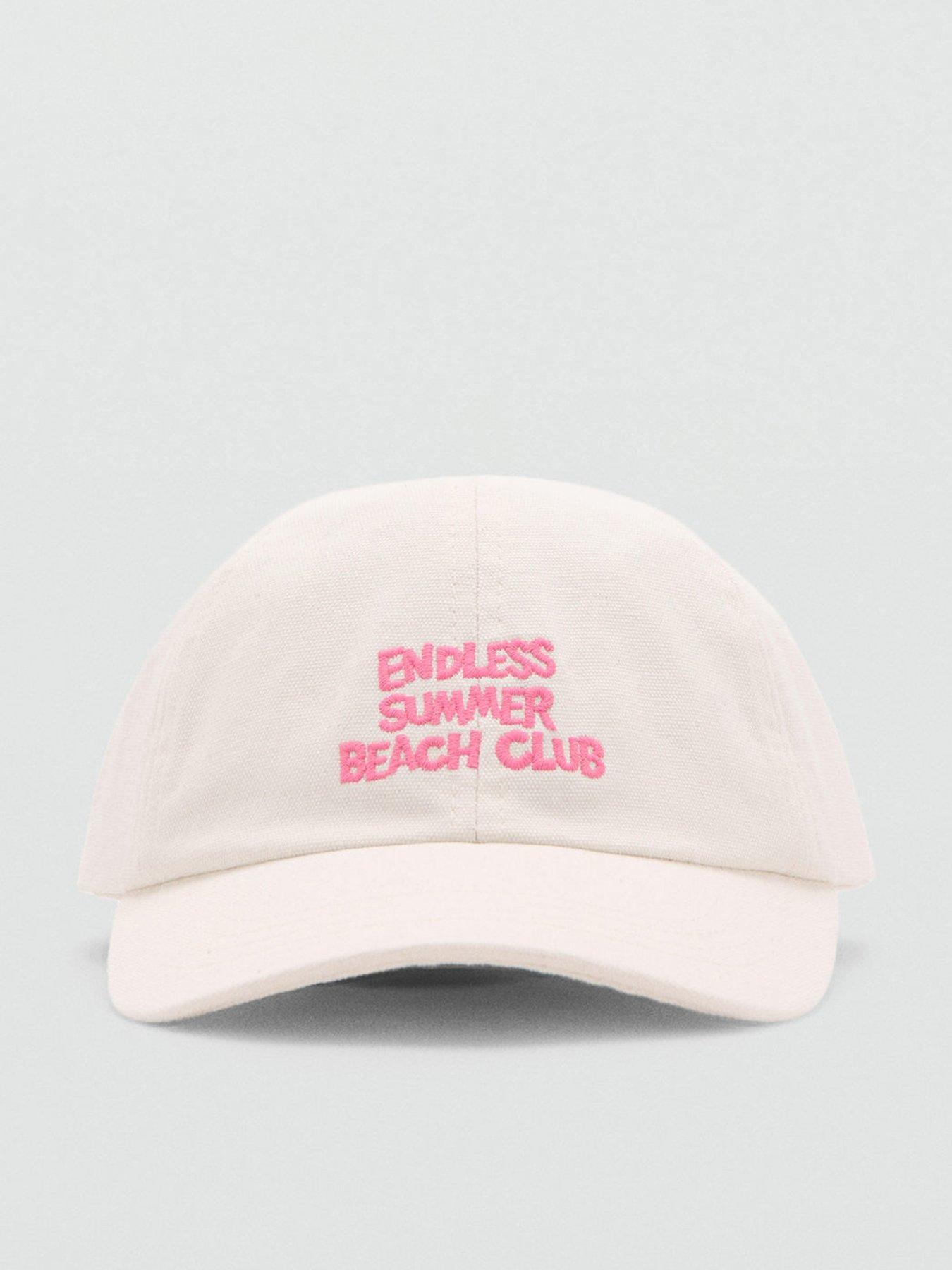 Mango Girls Summer Beach Club Cap - Cream
