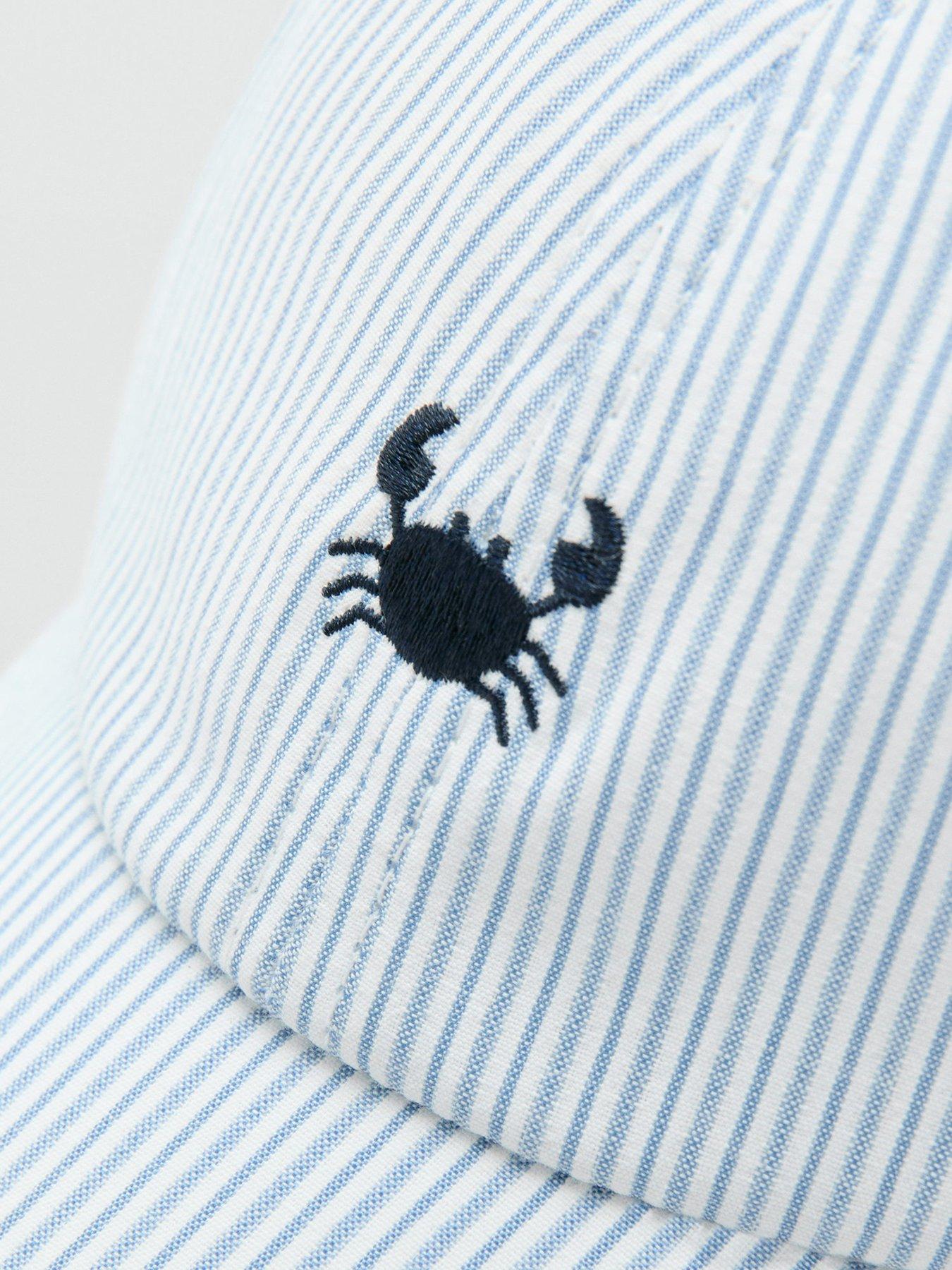 Image 4 of 4 of Mango Younger Boys Crab Cap - Light Blue