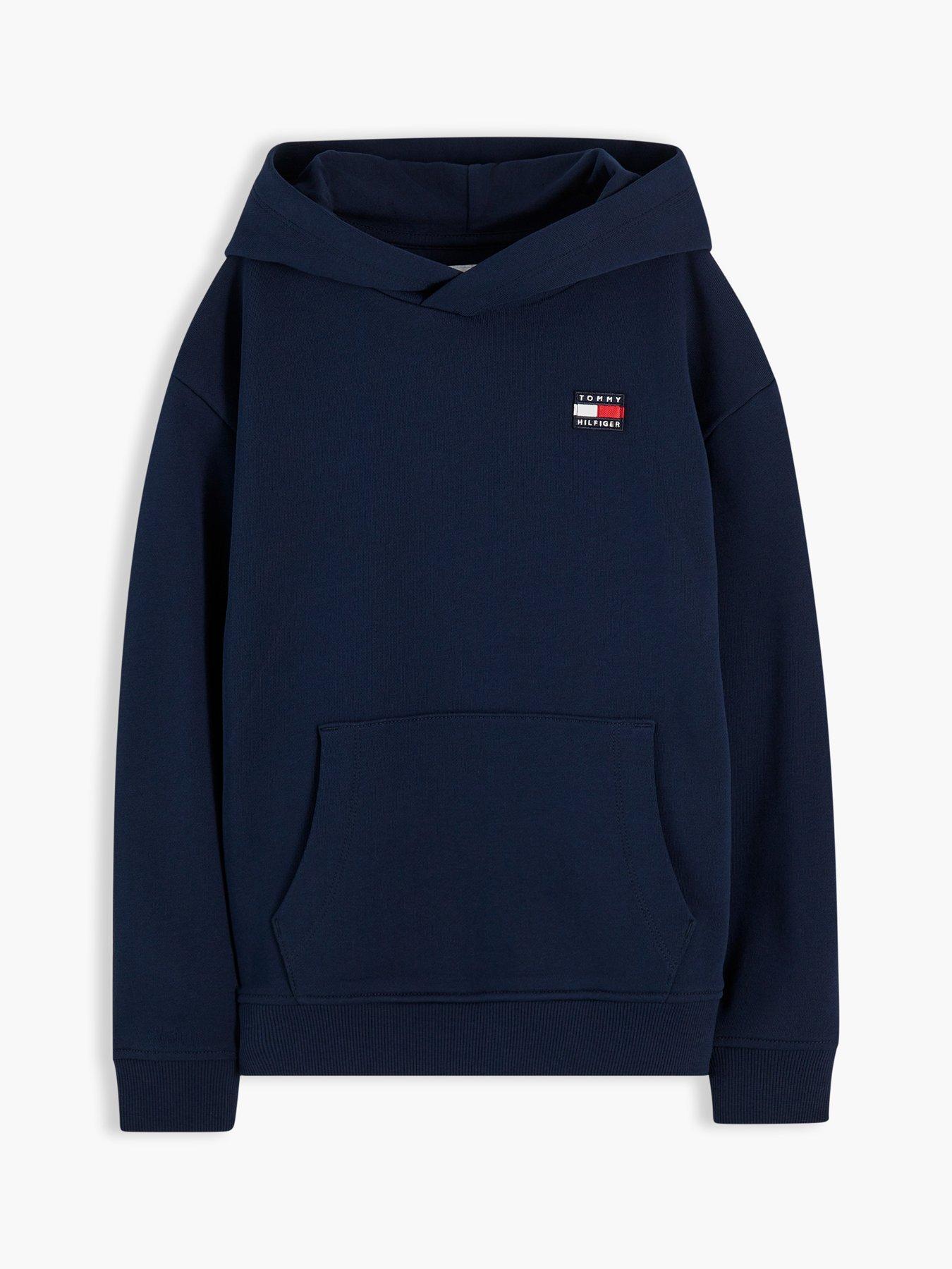 Image 5 of 6 of Tommy Hilfiger Kids Flag Heritage Hoodie - Navy