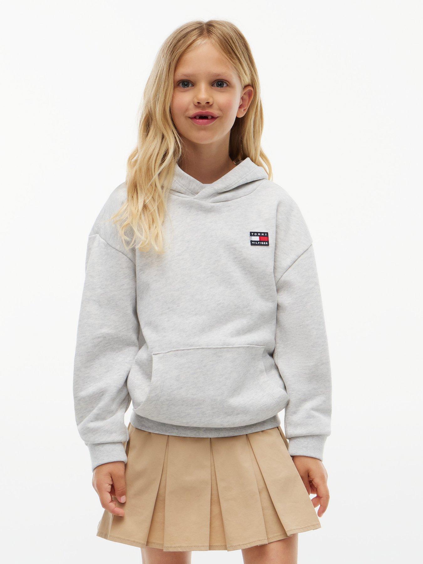 Tommy Hilfiger Kids Flag Heritage Hoodie - Grey
