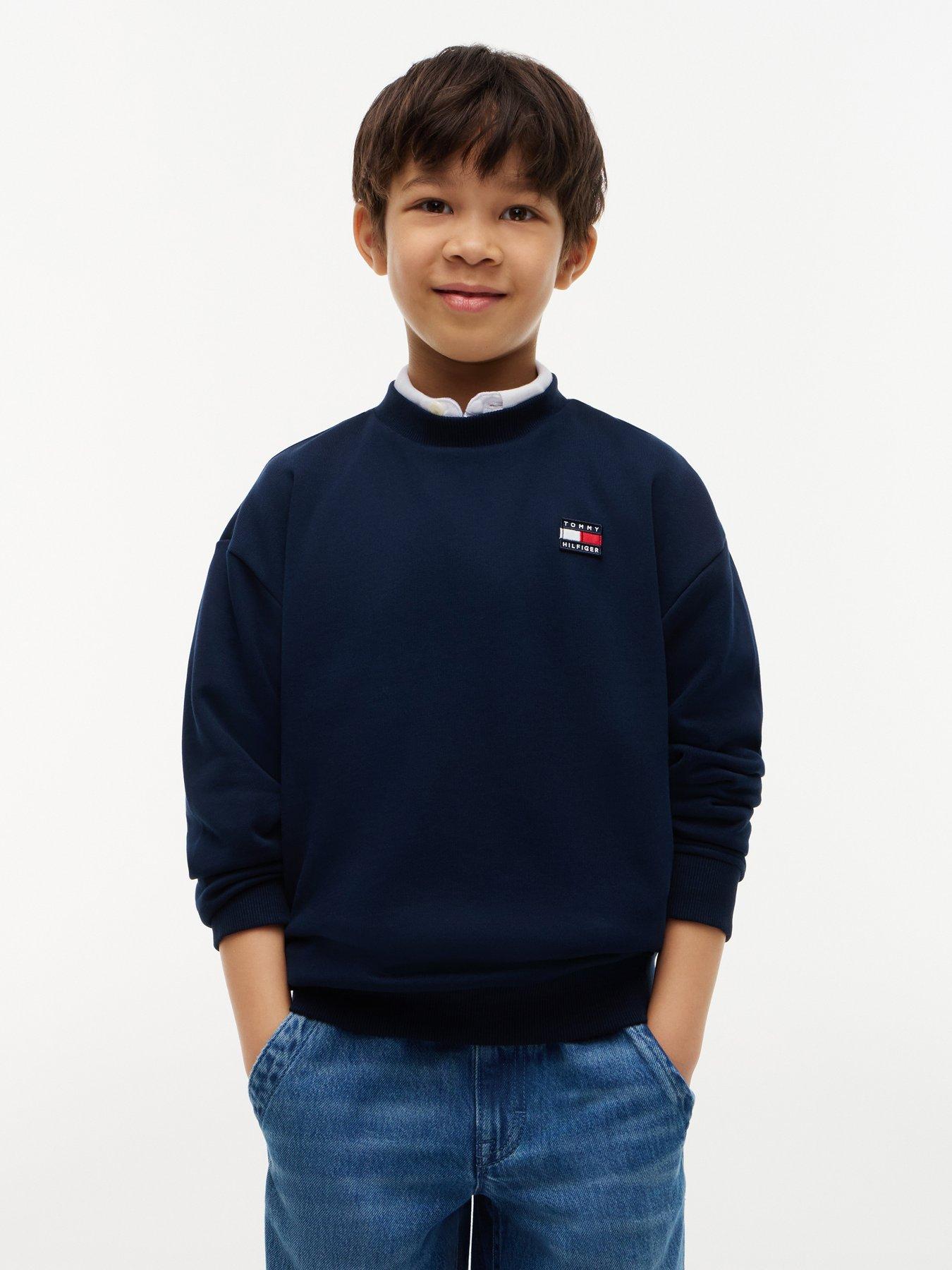 Tommy Hilfiger Kids Flag Heritage Sweatshirt - Navy