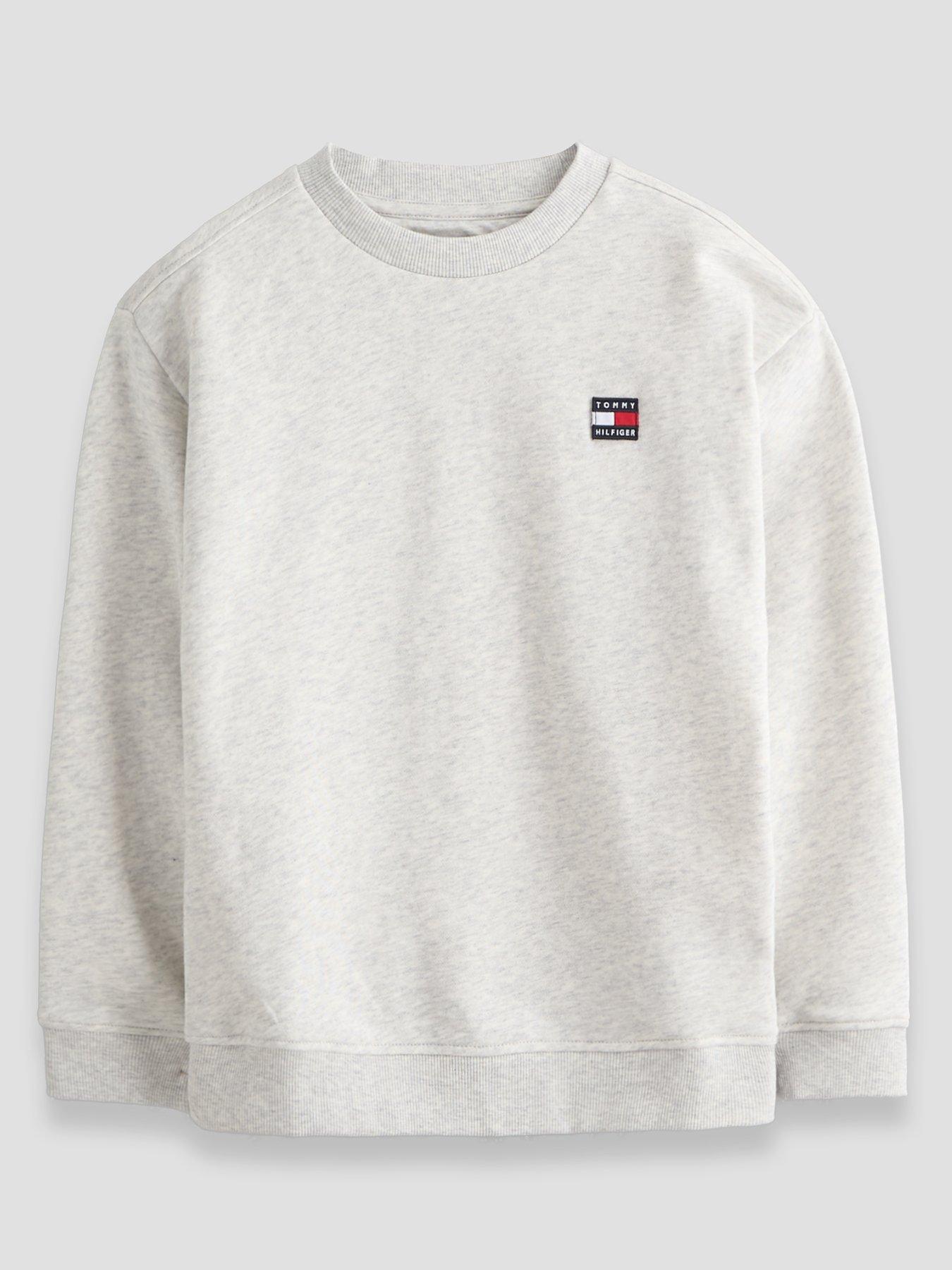 Tommy Hilfiger Badge Crewneck Sweatshirt - Grey