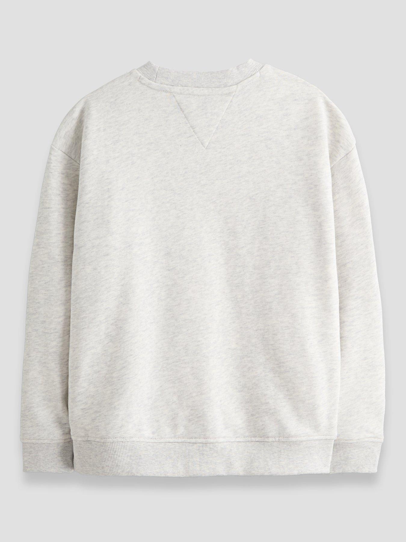 Image 2 of 4 of Tommy Hilfiger Badge Crewneck Sweatshirt - Grey