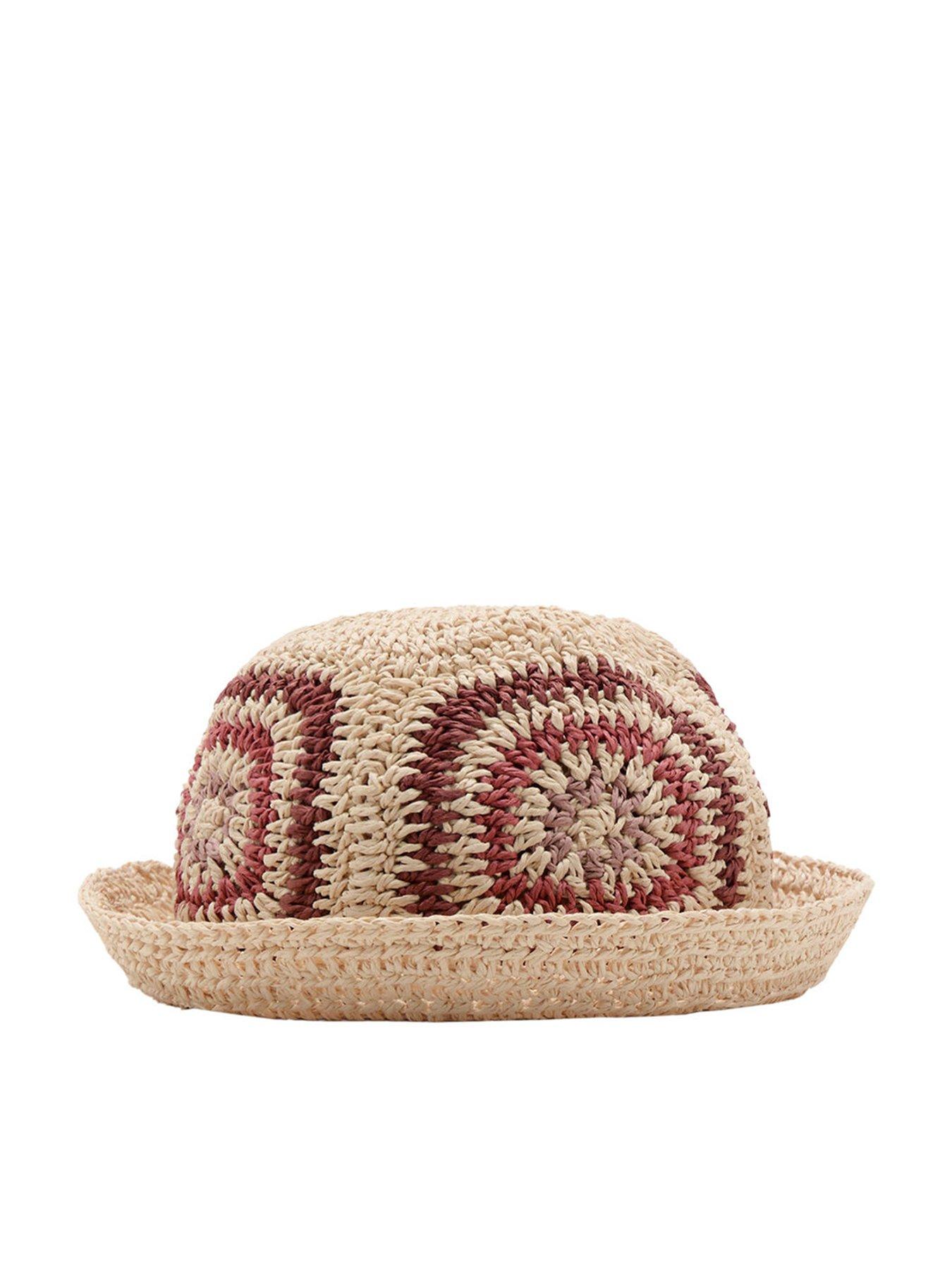 Mango Girls Crochet Hat - Beige