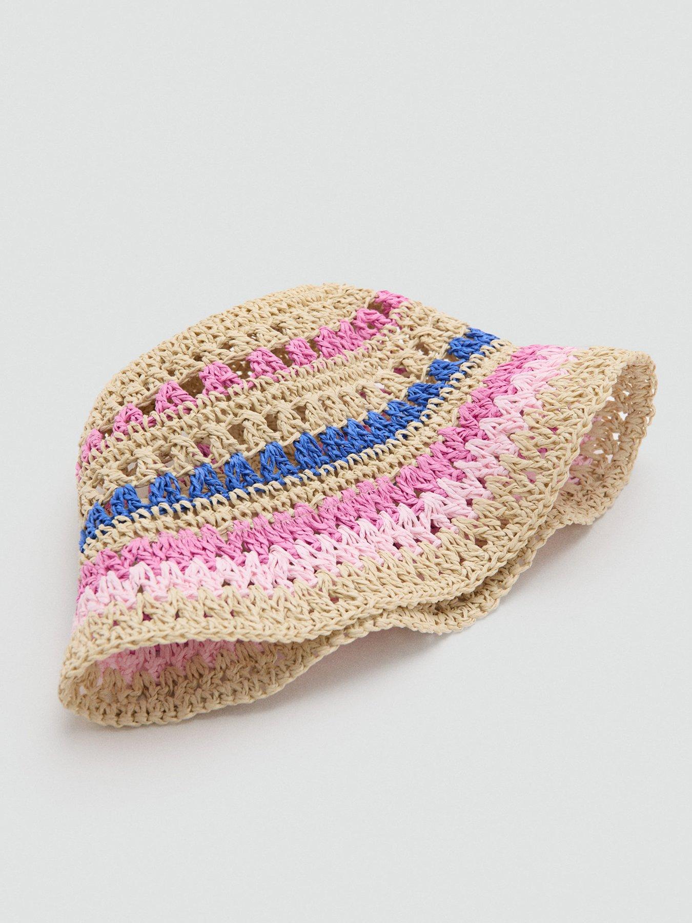 Image 2 of 3 of Mango Girls Straw Hat - Beige