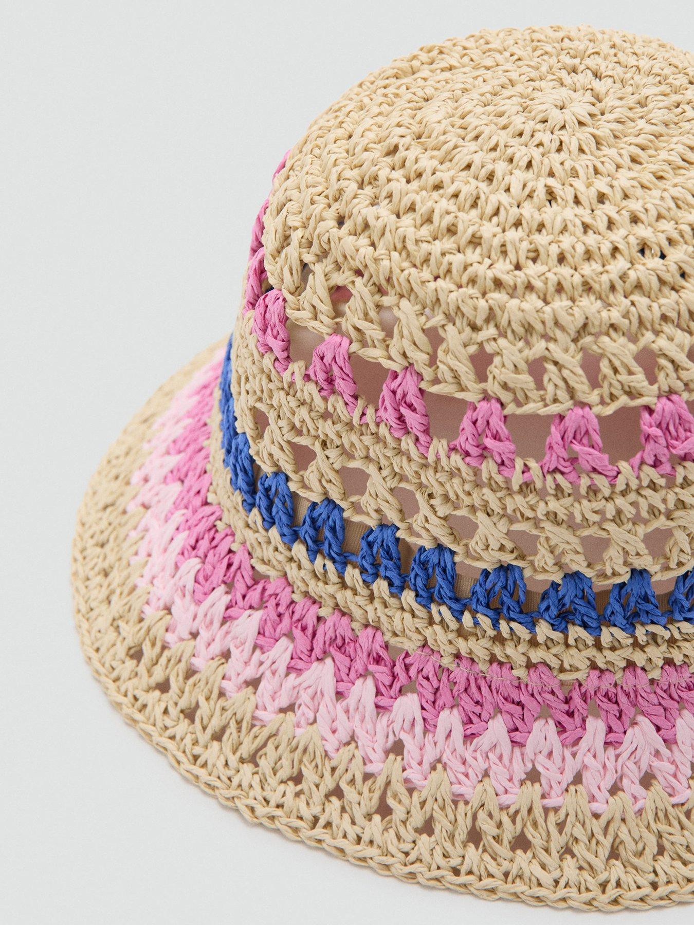 Image 3 of 3 of Mango Girls Straw Hat - Beige