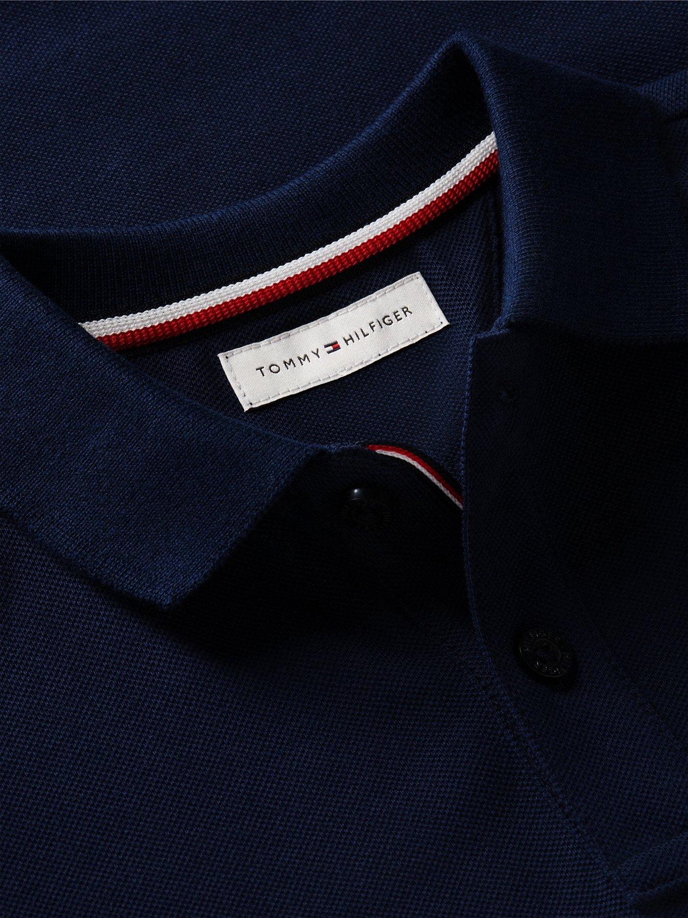 Image 7 of 7 of Tommy Hilfiger Boys Short Sleeve Polo Shirt - Navy