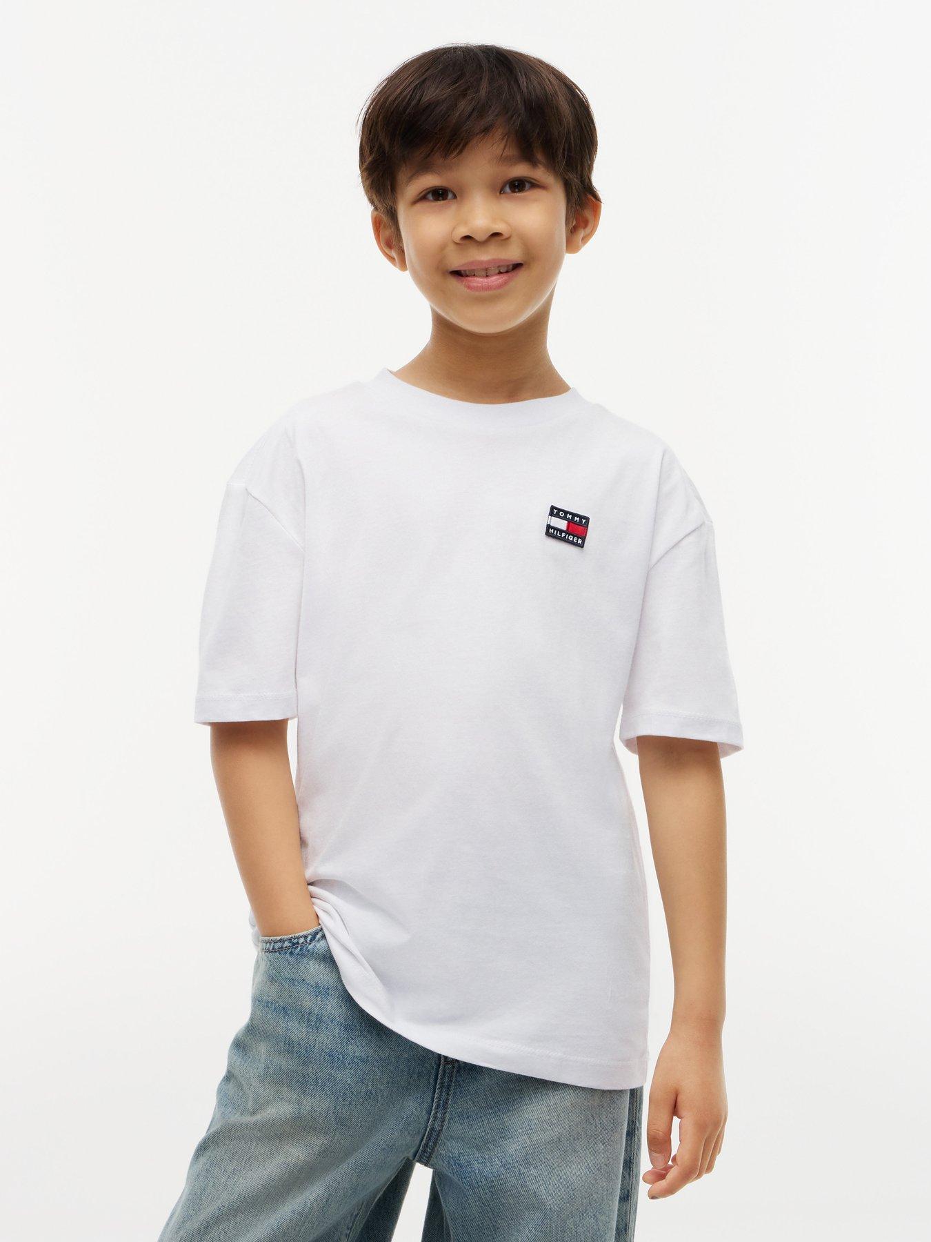 Tommy Hilfiger Kids Heritage Archive Short Sleeve T-Shirt - White
