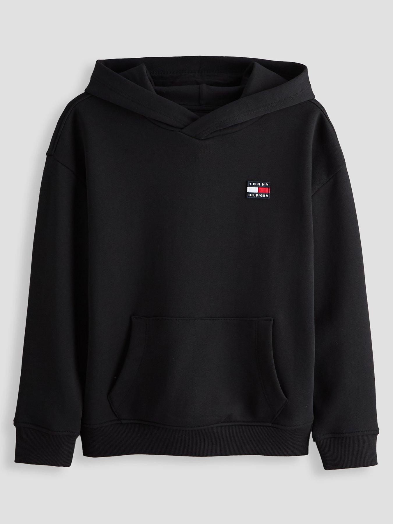 Tommy Hilfiger Kids Flag Heritage Hoodie - Black