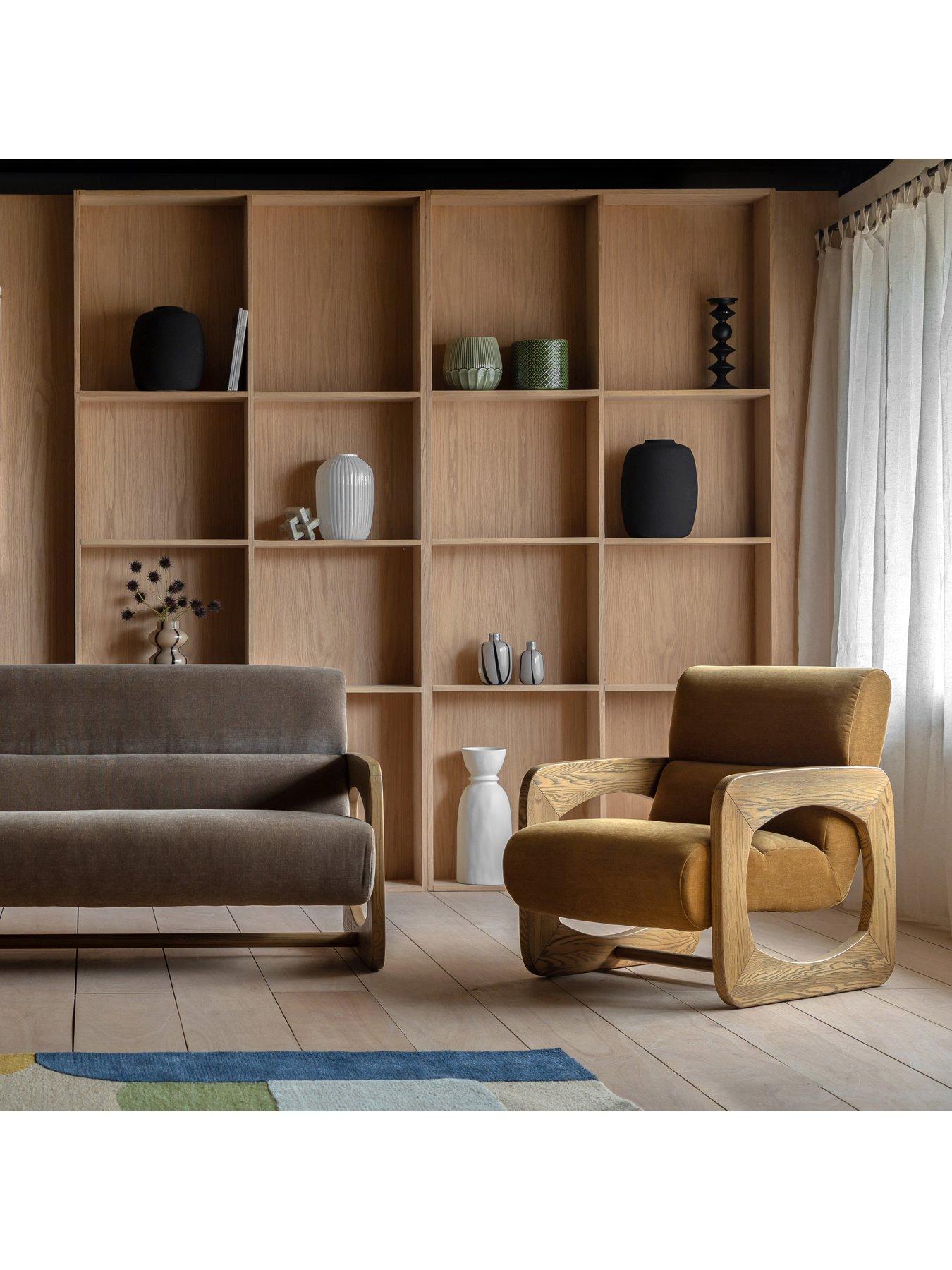  image of gallery-direct-marco-golden-armchair