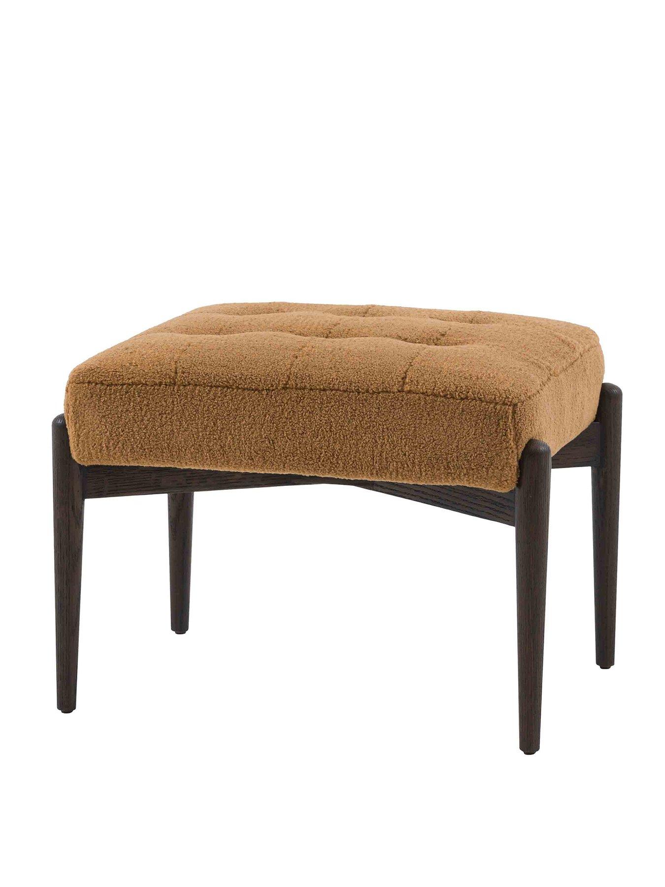 Image 2 of 5 of Gallery Direct Humber Faux Sheepskin Footstool