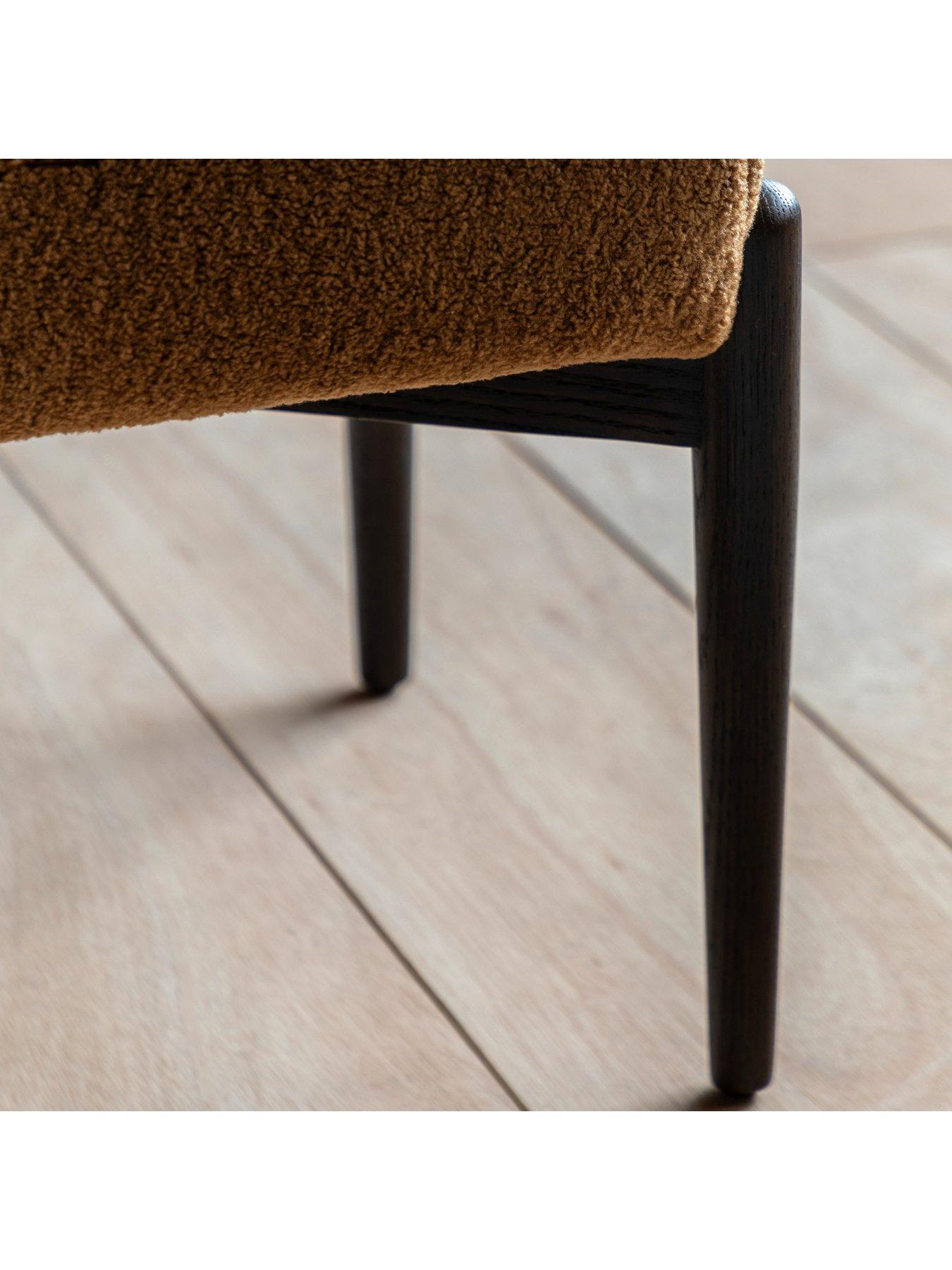 Image 3 of 5 of Gallery Direct Humber Faux Sheepskin Footstool
