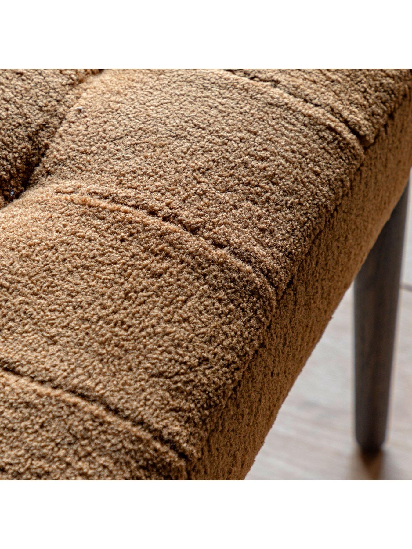 Image 4 of 5 of Gallery Direct Humber Faux Sheepskin Footstool